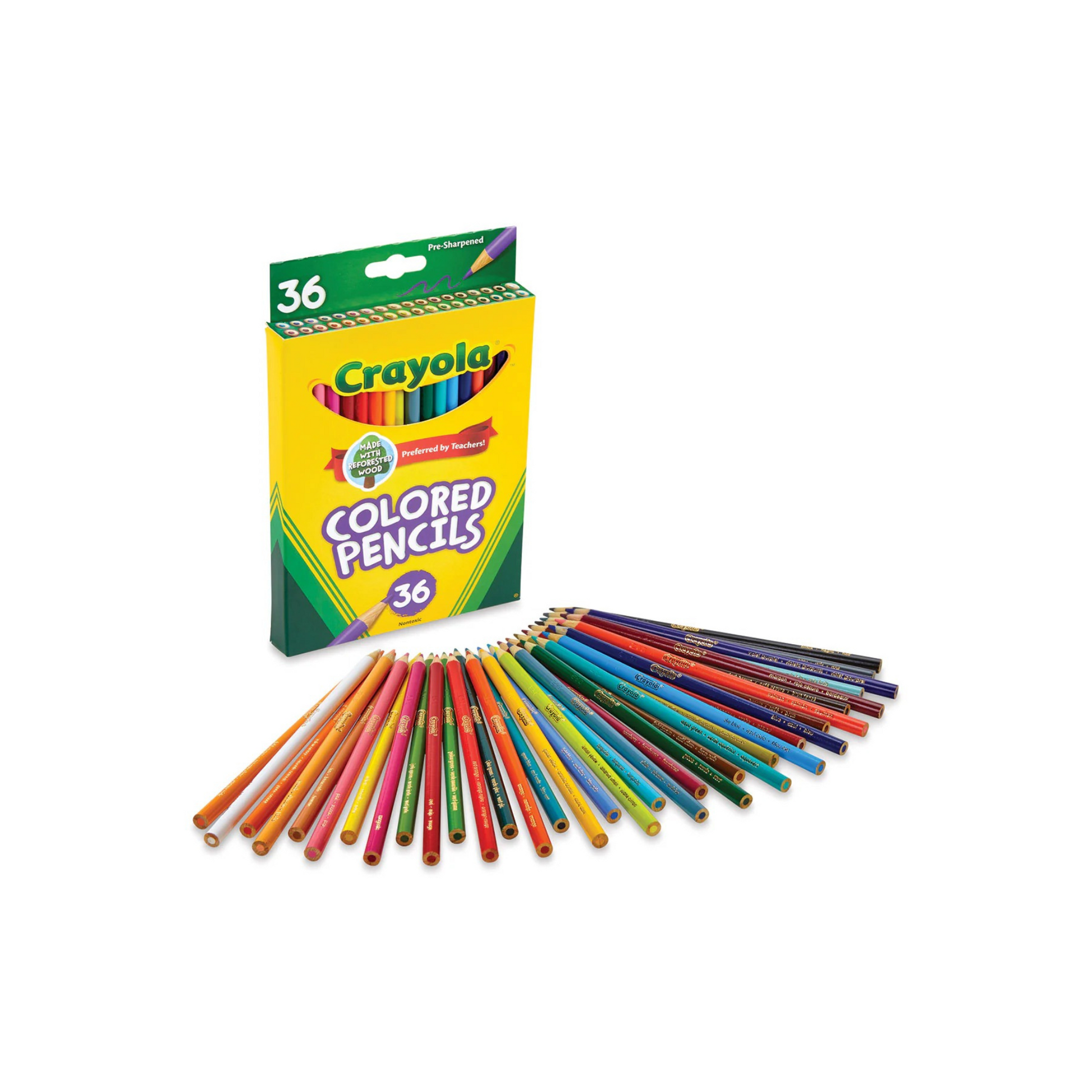 Ultra-Clean Washable Large Crayons Bulk Set and Colored Pencil Set