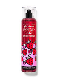 Strawberry Pound Cake Body Spray with sweet and dessert-like fragrance by Bath & Body Works