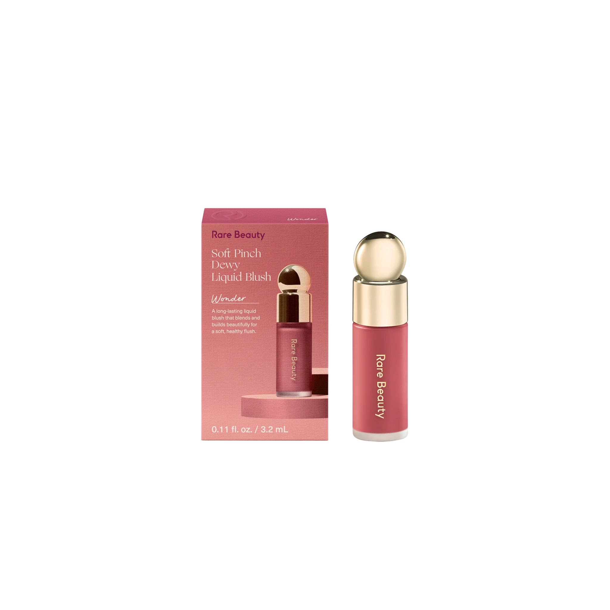 Жидкие румяна Rare Beauty Mini Soft Pinch Wonder / оттенок rose mauve / мини