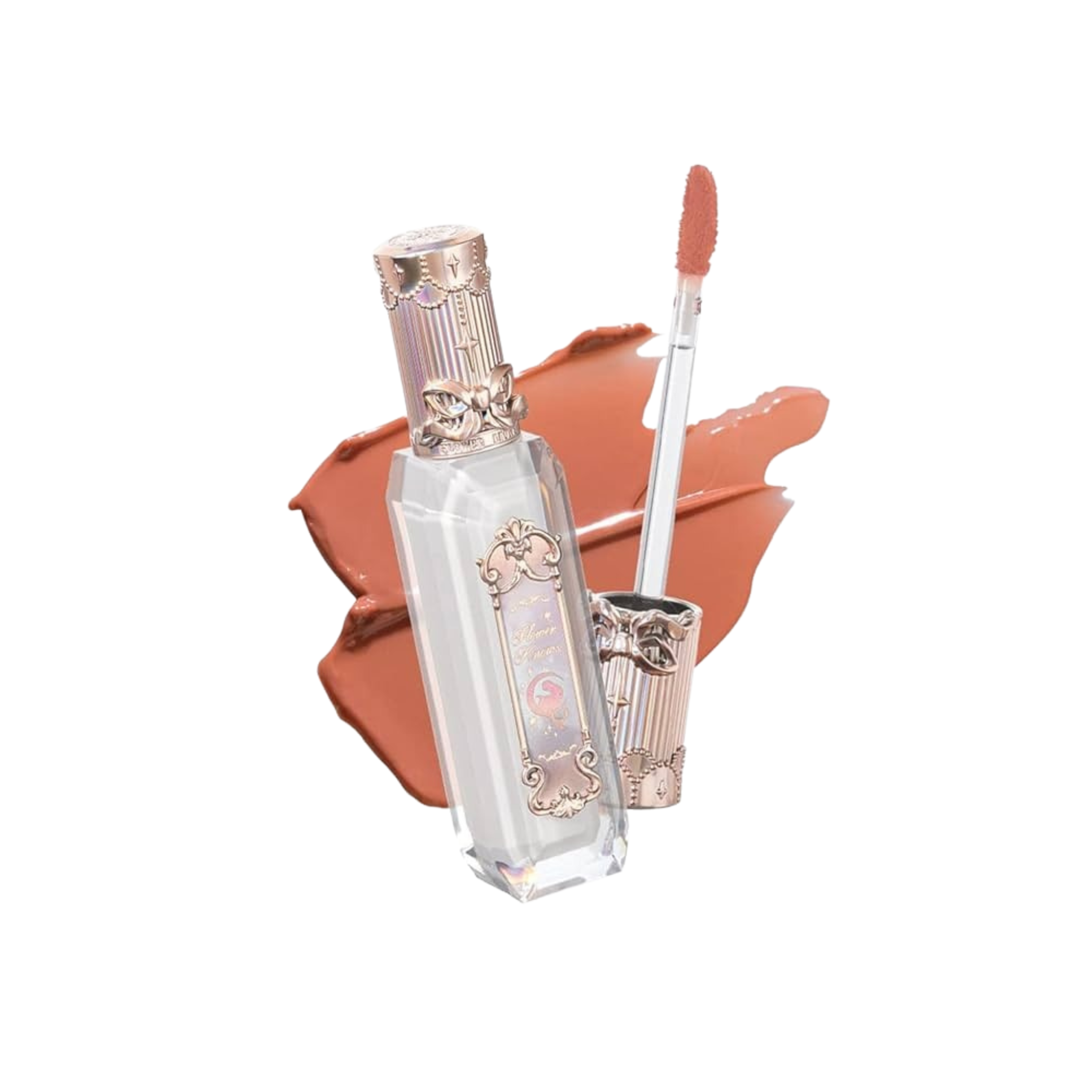 Блеск для губ Flower Knows Moonlight Mermaid Jewelry Lip Gloss / GE01 Nude Stellar