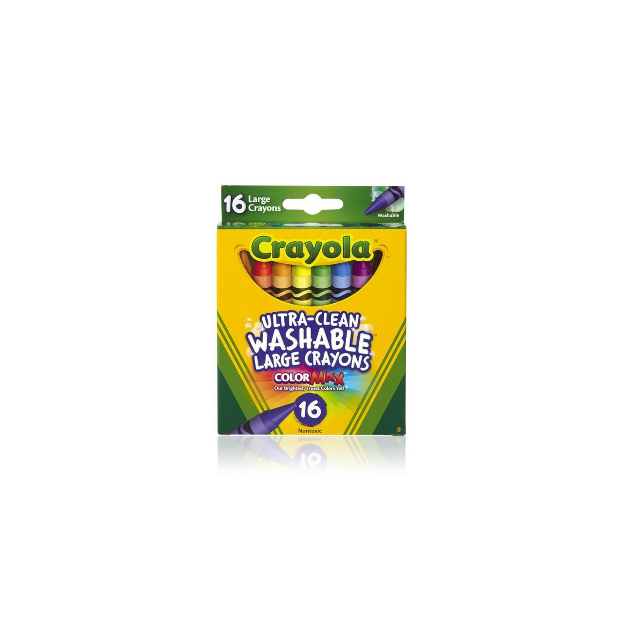Ultra-Clean Washable Large Crayons Bulk Set  and Colored Pencil Set