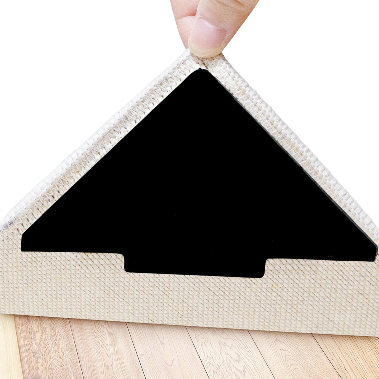 10 Pcs Double Sided Non Slip Reusable Washable Rug Stopper