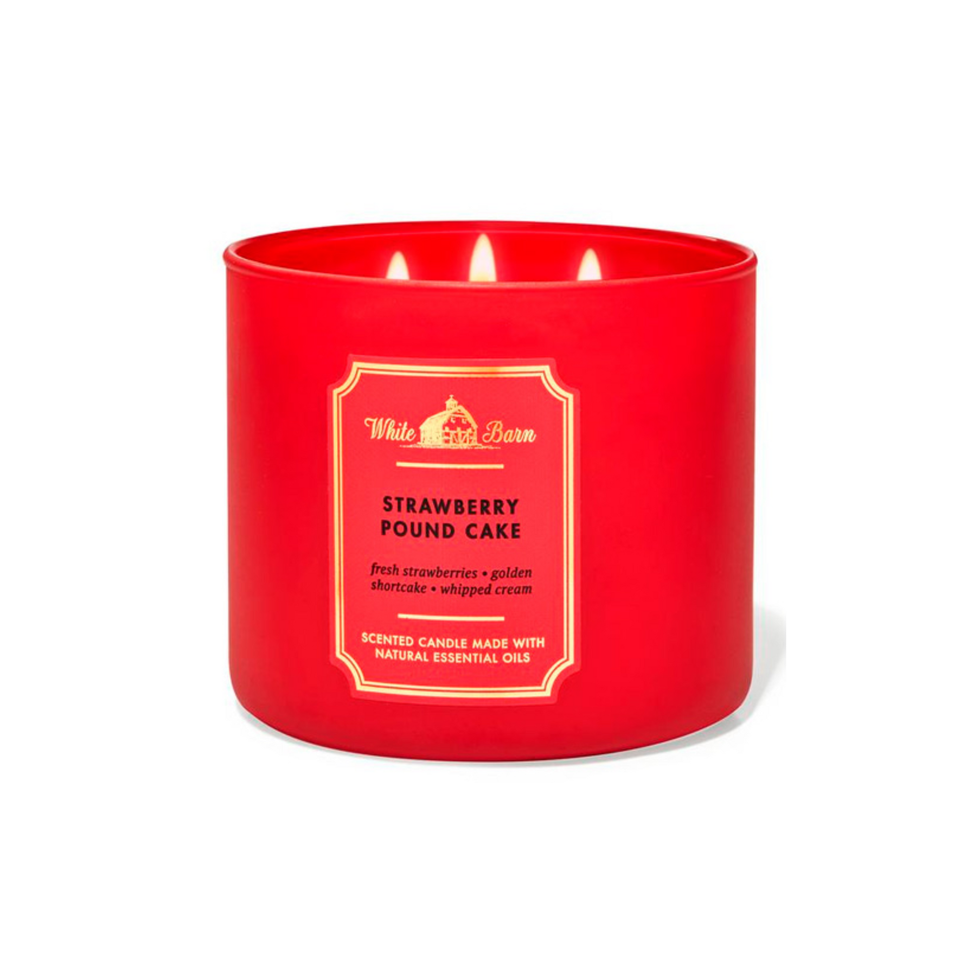 Ароматическая свеча Bath & Body Works STRAWBERRY POUND CAKE Bath and body works