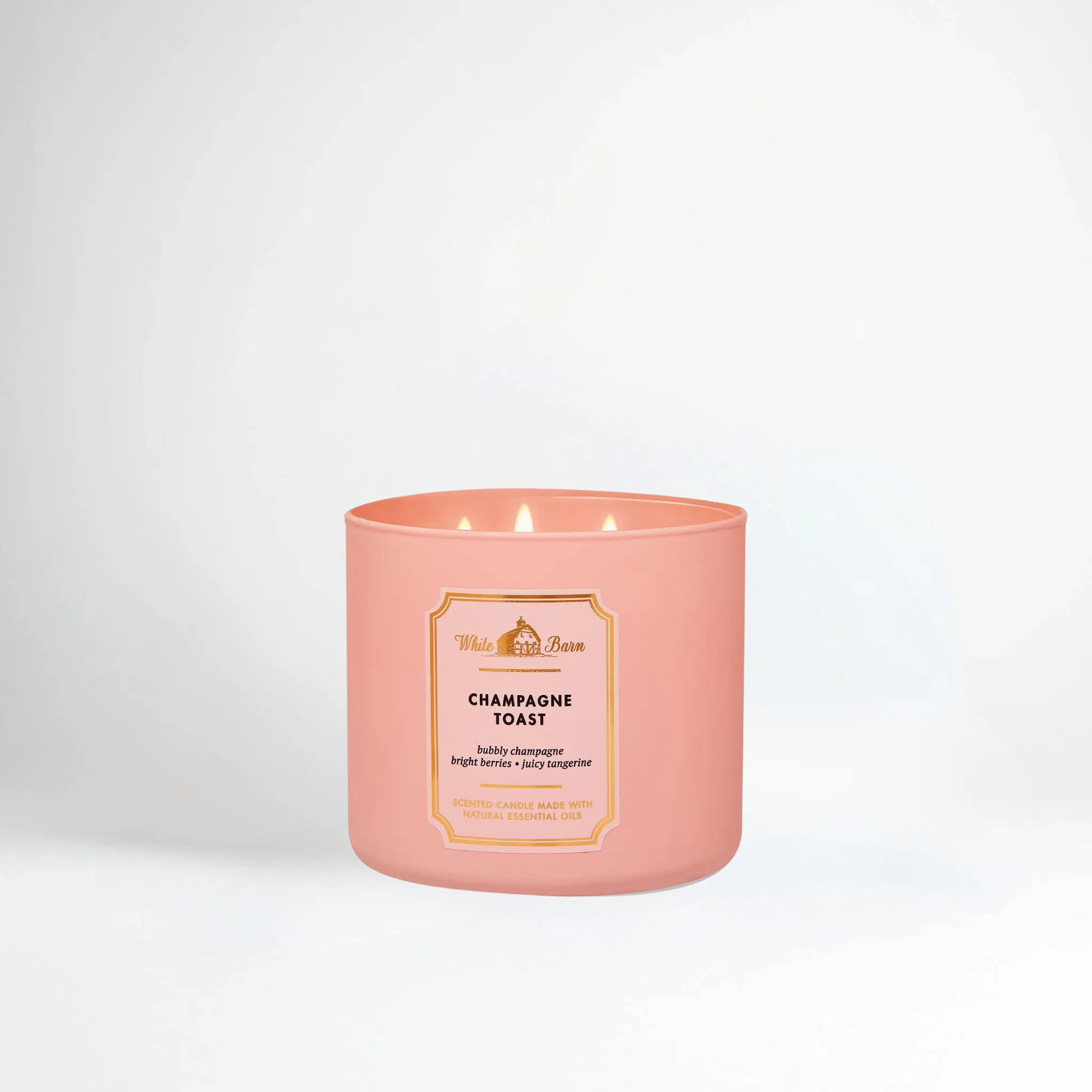 CHAMPAGNE TOAST 3-Wick Candle Bath and body works