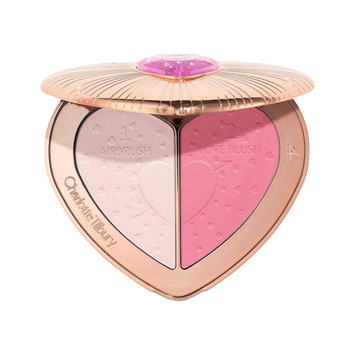 Charlotte Tilbury Pillow Talk Beauty Soulmates Airbrush Flawless Finish Brightening and Blush Powder Palette