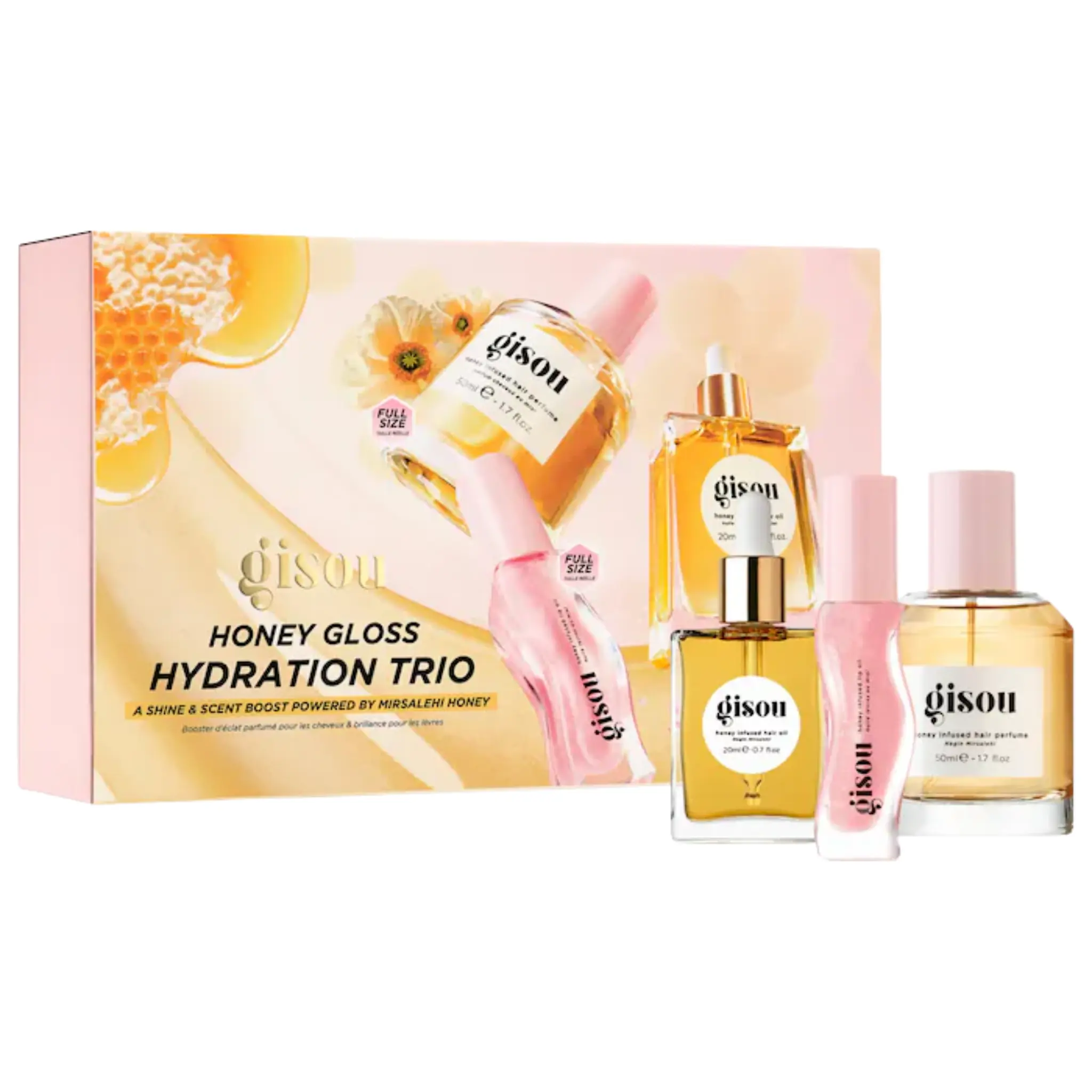 Набор от Gisou Honey Gloss Hydration / Trio Set Gisou