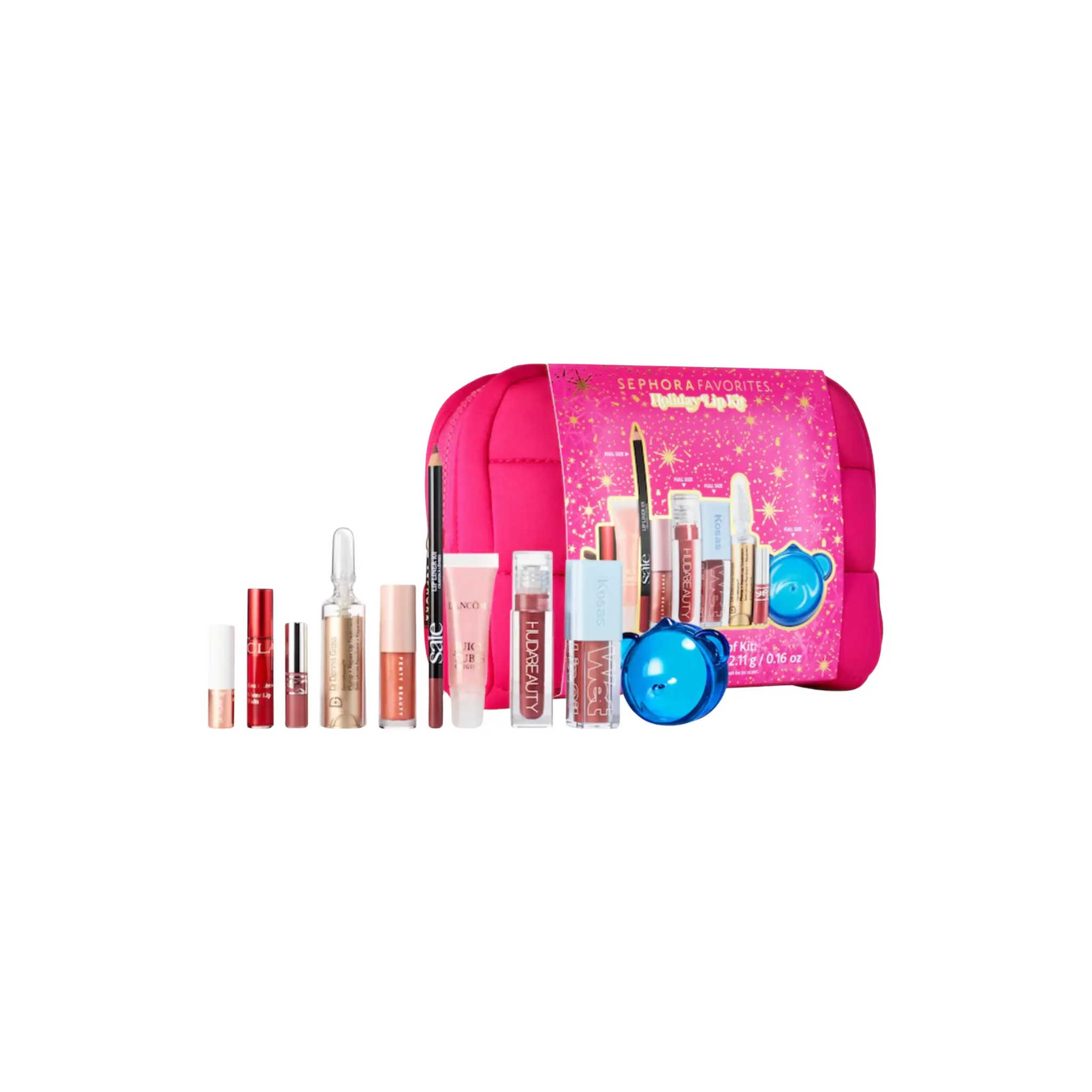 Набор для губ Sephora Favorites Holiday Lip Value Set / 10 предметов / Лимитка Sephora