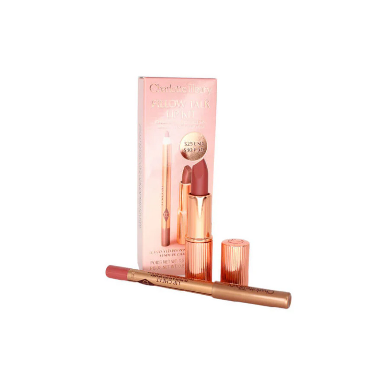 Charlotte Tilbury Mini Pillow Talk Lipstick & Liner Set medium