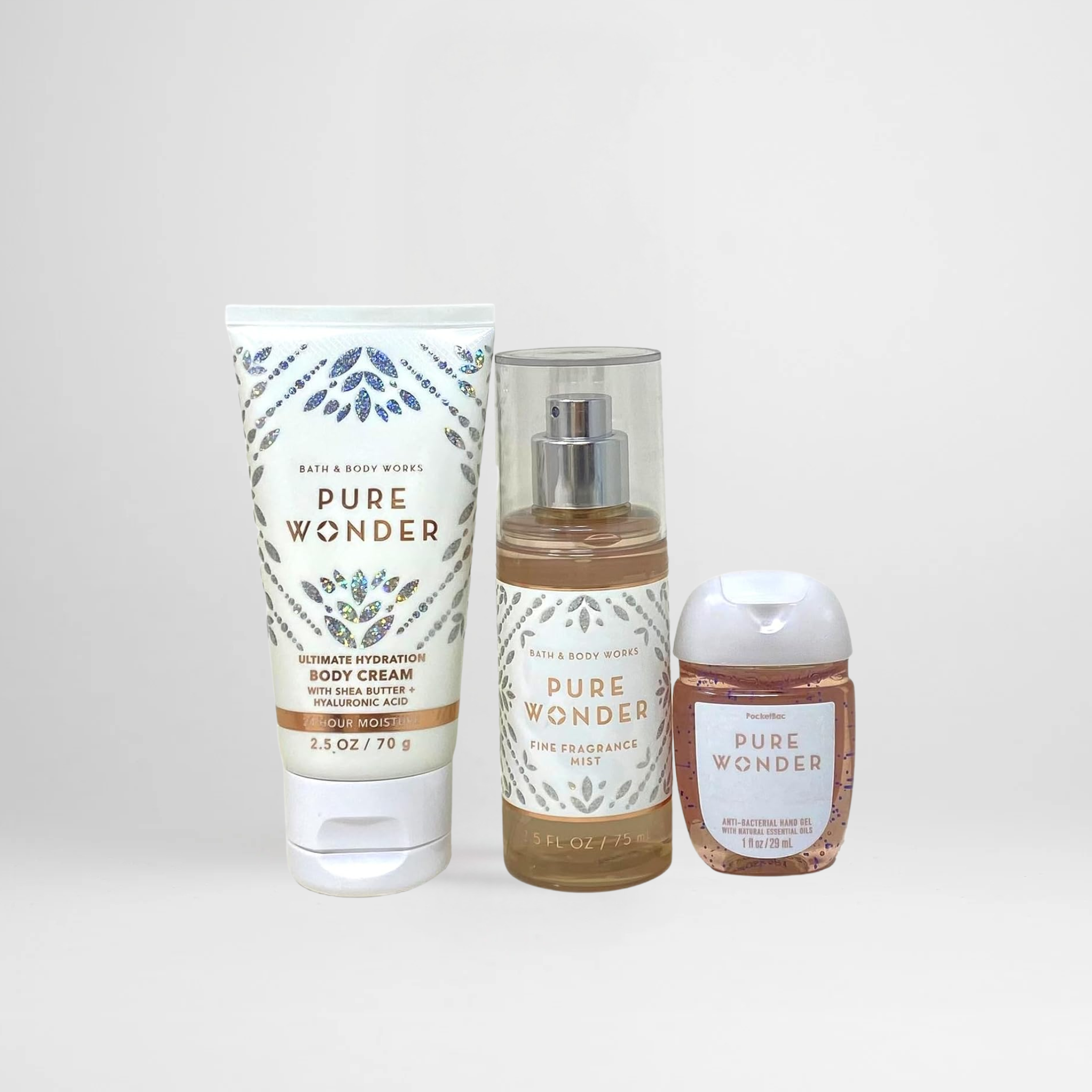 Подарочный набор Bath & Body Works Pure Wonder / мини-версия