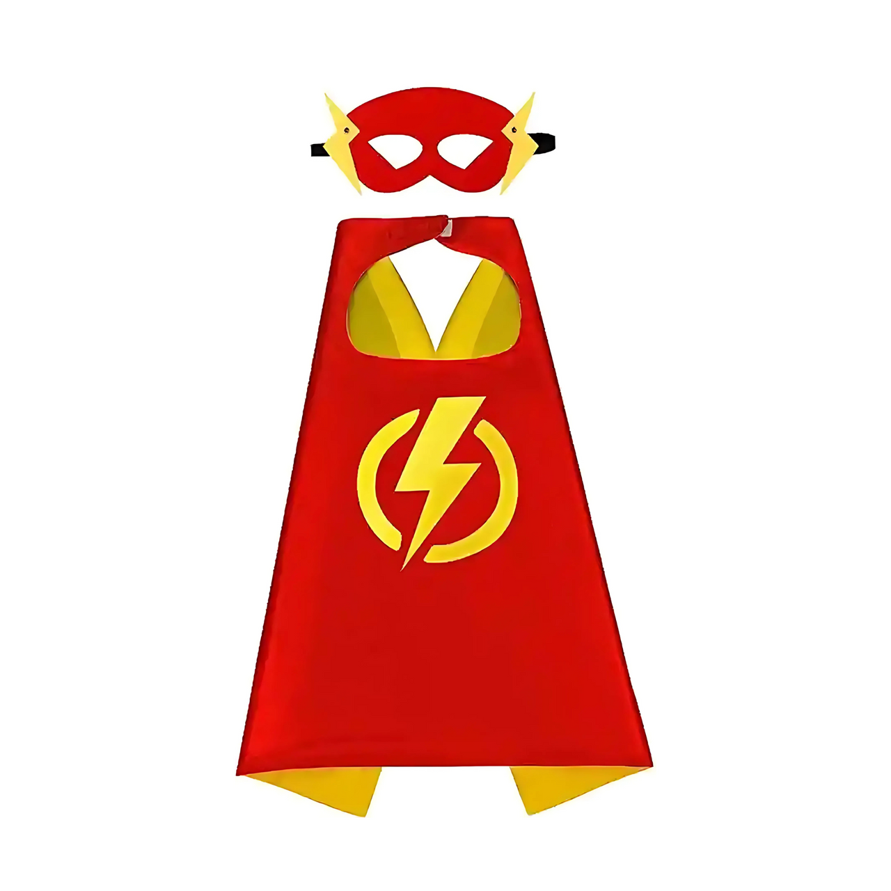 Kids Dress Up Superhero Capes Sets & Slap Bracelets Costumes FLASH