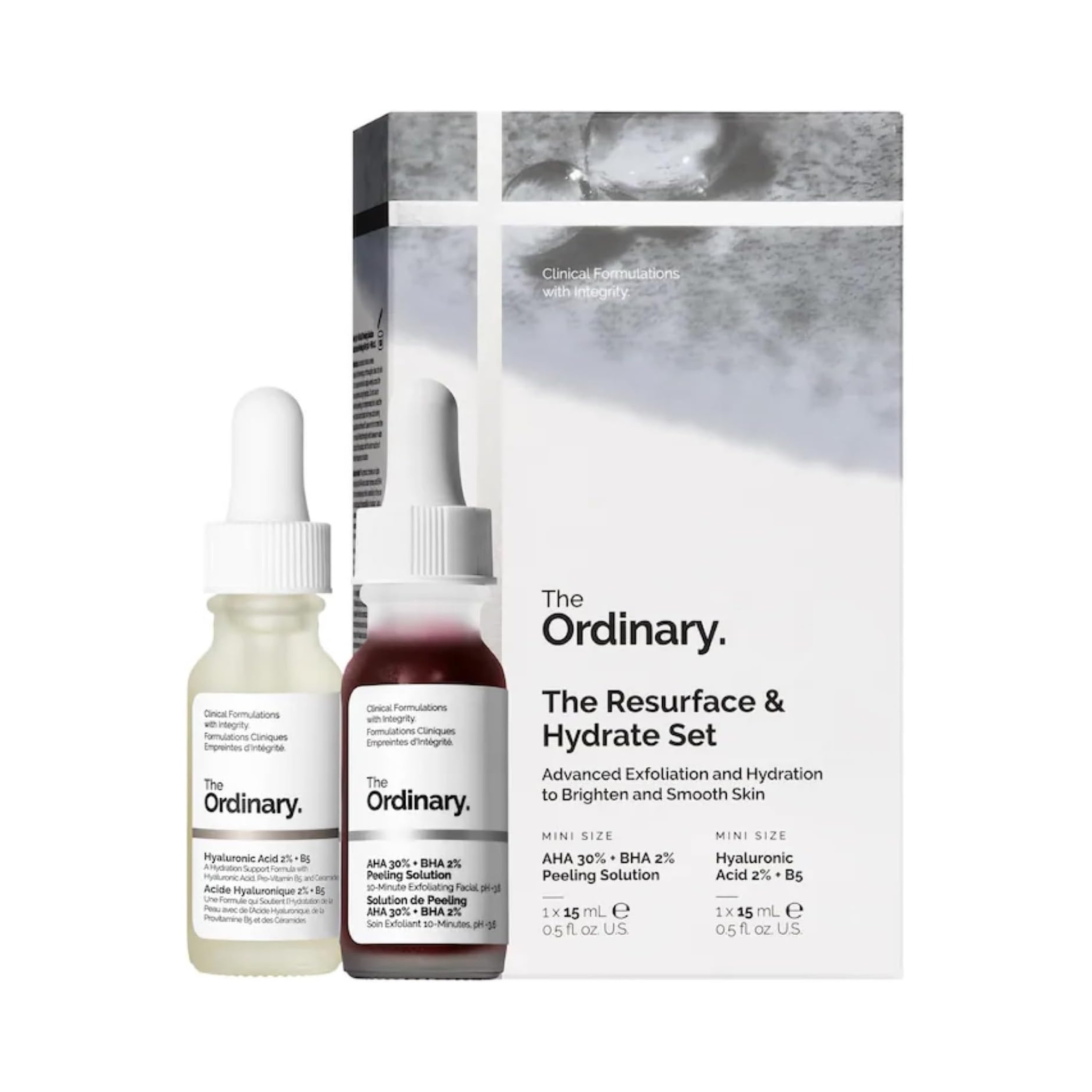 The Ordinary  The Resurface & Hydrate Set with Hyaluronic Acid + AHA