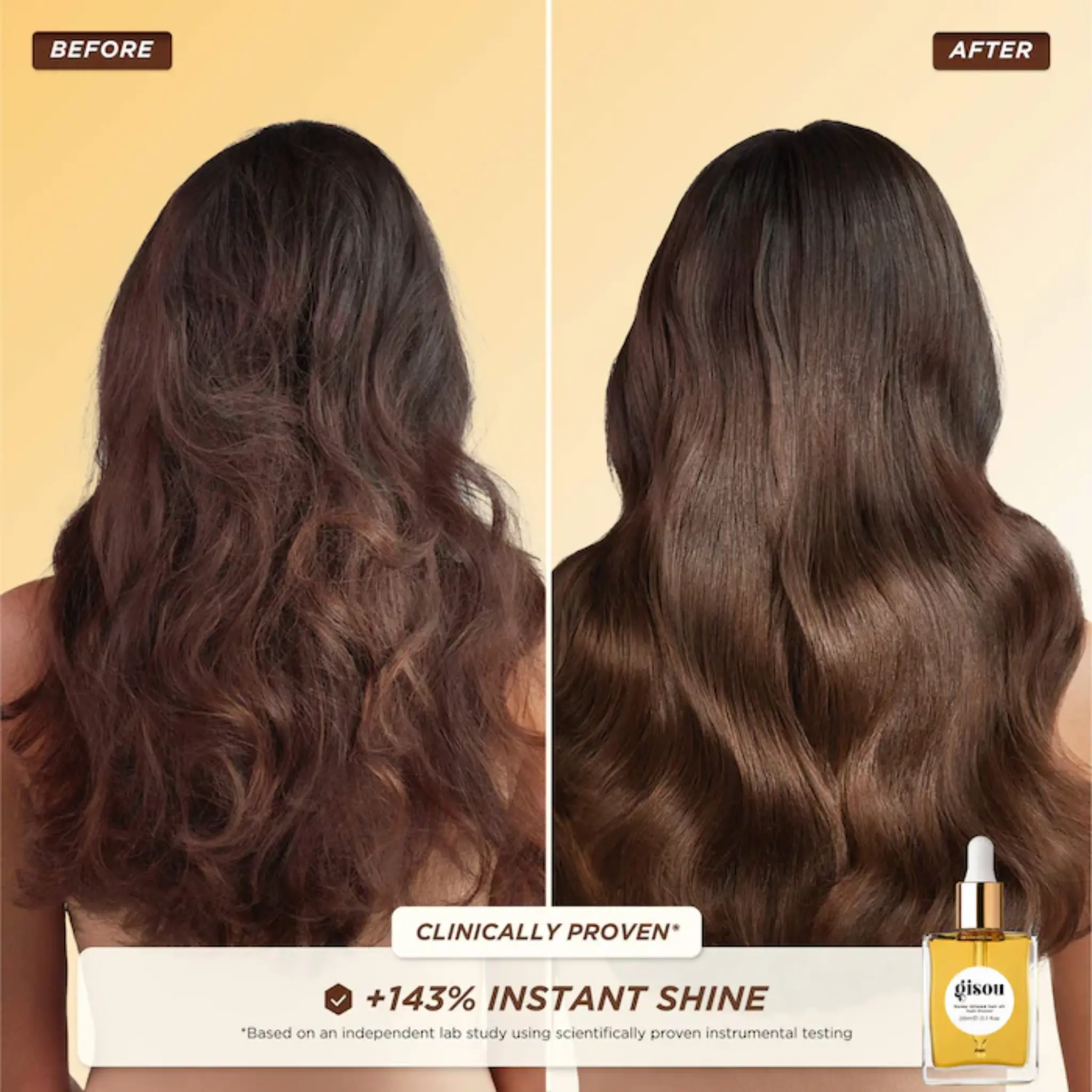 Набор масел для губ и волос Gisou Glossy & Glazed Hair & Lip Oil Gift Set Gisou