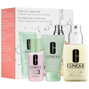 Набор Clinique Great Skin / для комбинированной и жирной кожи