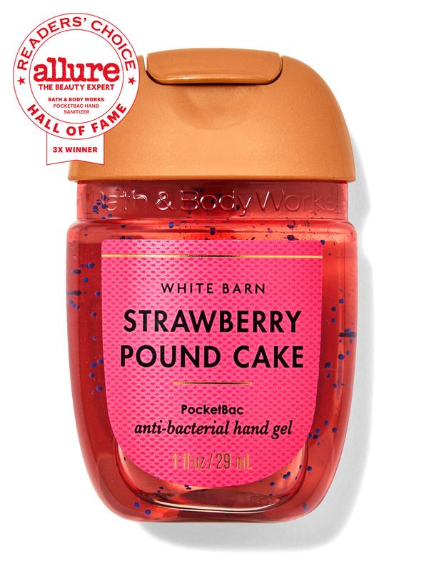 Антисептик для рук Bath & Body Works / STRAWBERRY POUND CAKE