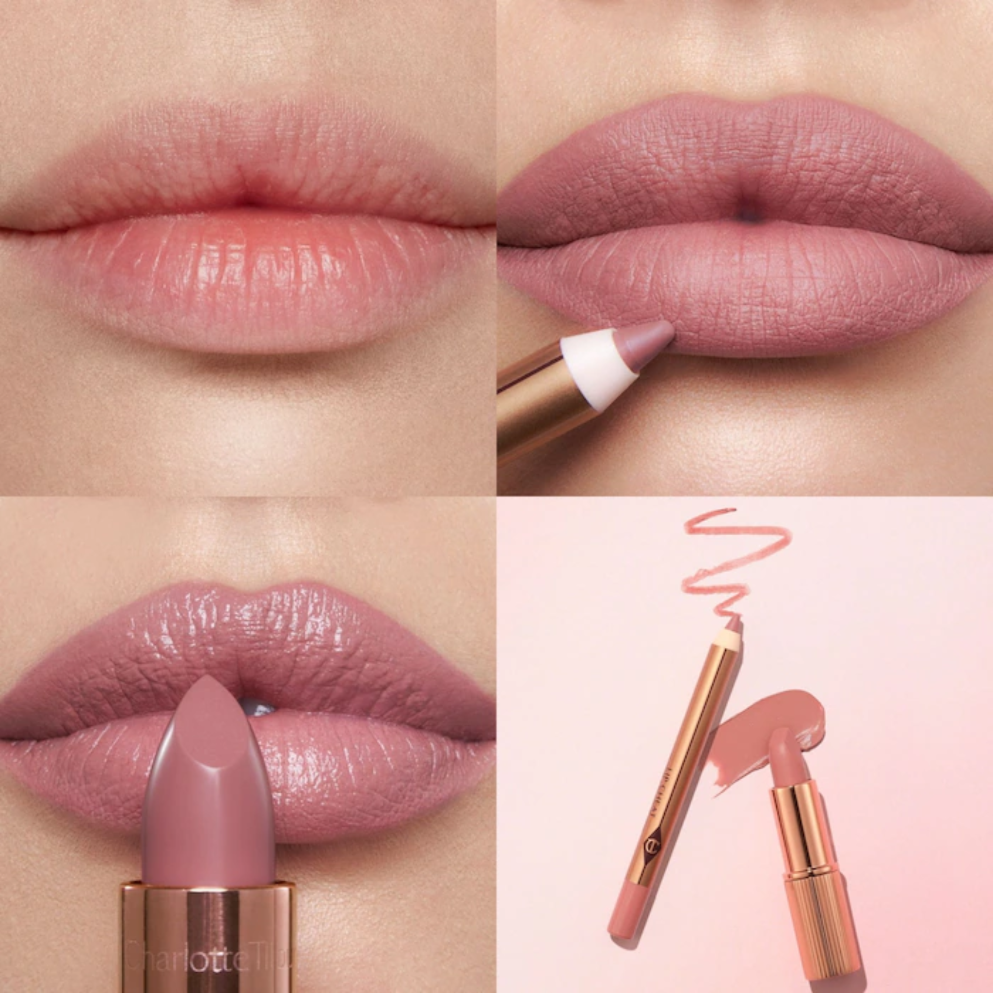 Набор для губ Charlotte Tilbury Mini Pillow Talk Lipstick & Liner Set Charlotte Tilbury