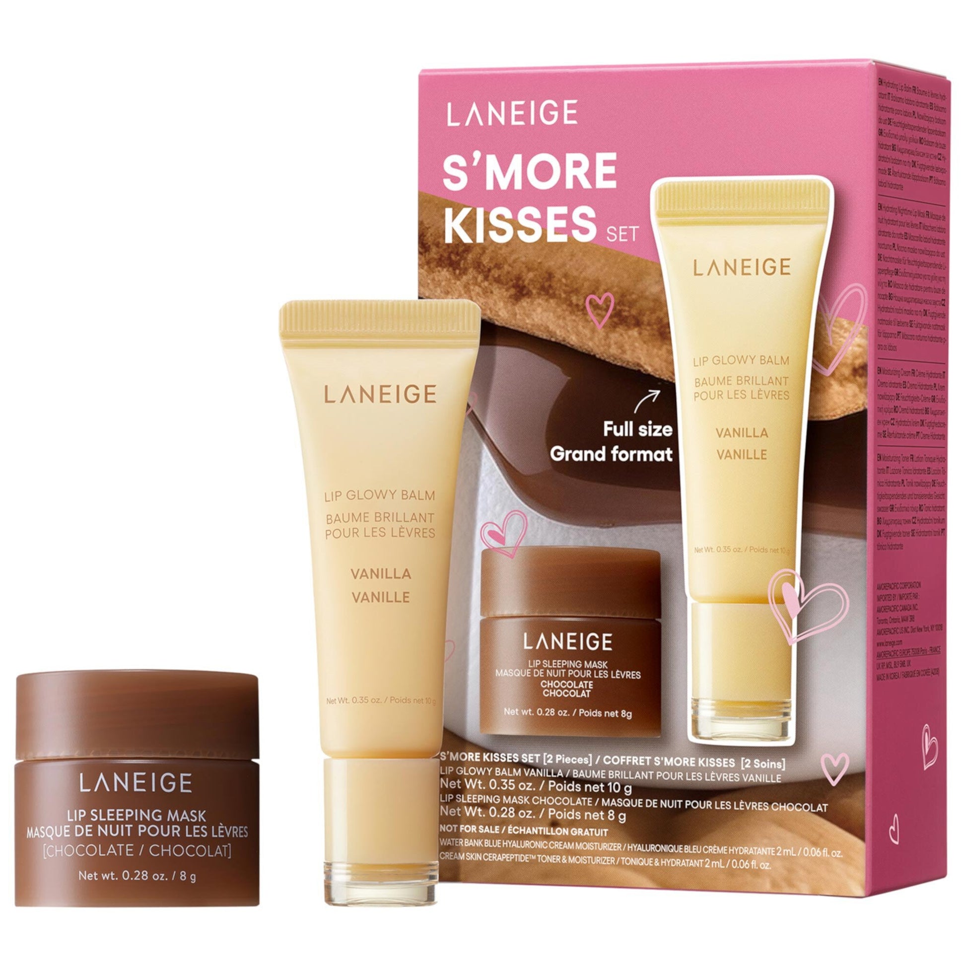 Набор Laneige - S'more Kisses Set Findy Uzbekistan