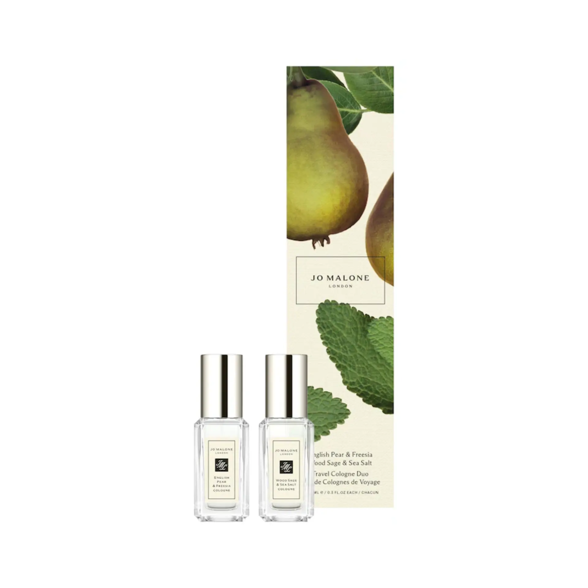 Набор мини-духов Jo Malone Wood Sage & Sea Salt + English Pear & Freesia Jo Malone