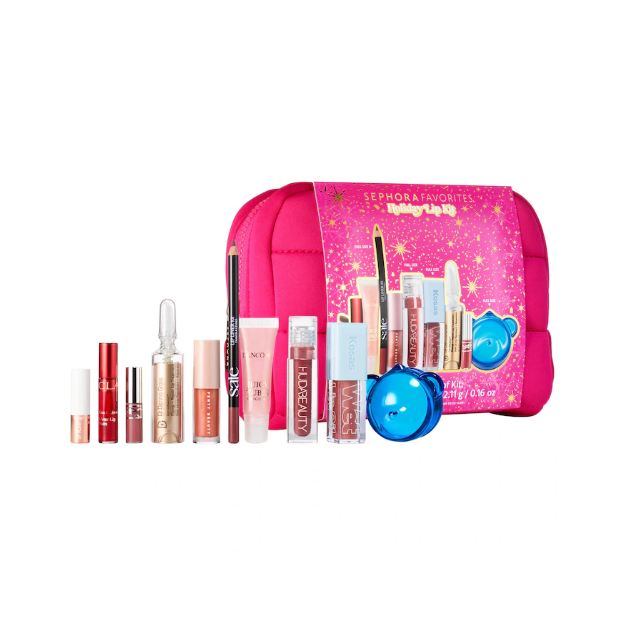 Набор для губ Sephora Favorites Holiday Lip Value Set / 10 предметов / Лимитка