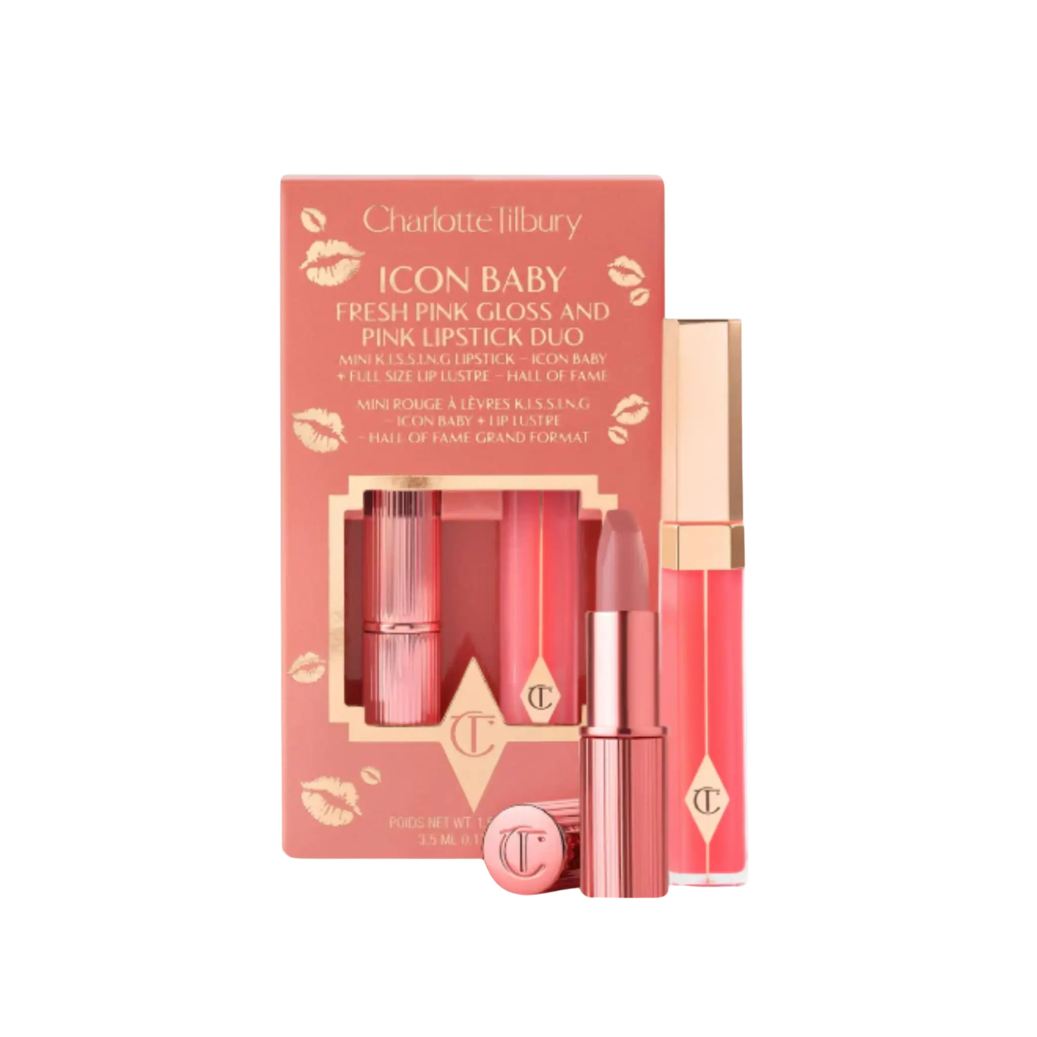 Набор - Charlotte Tilbury / K.I.S.S.I.N.G Lipstick and Lip Gloss Duos Findy Uzbekistan