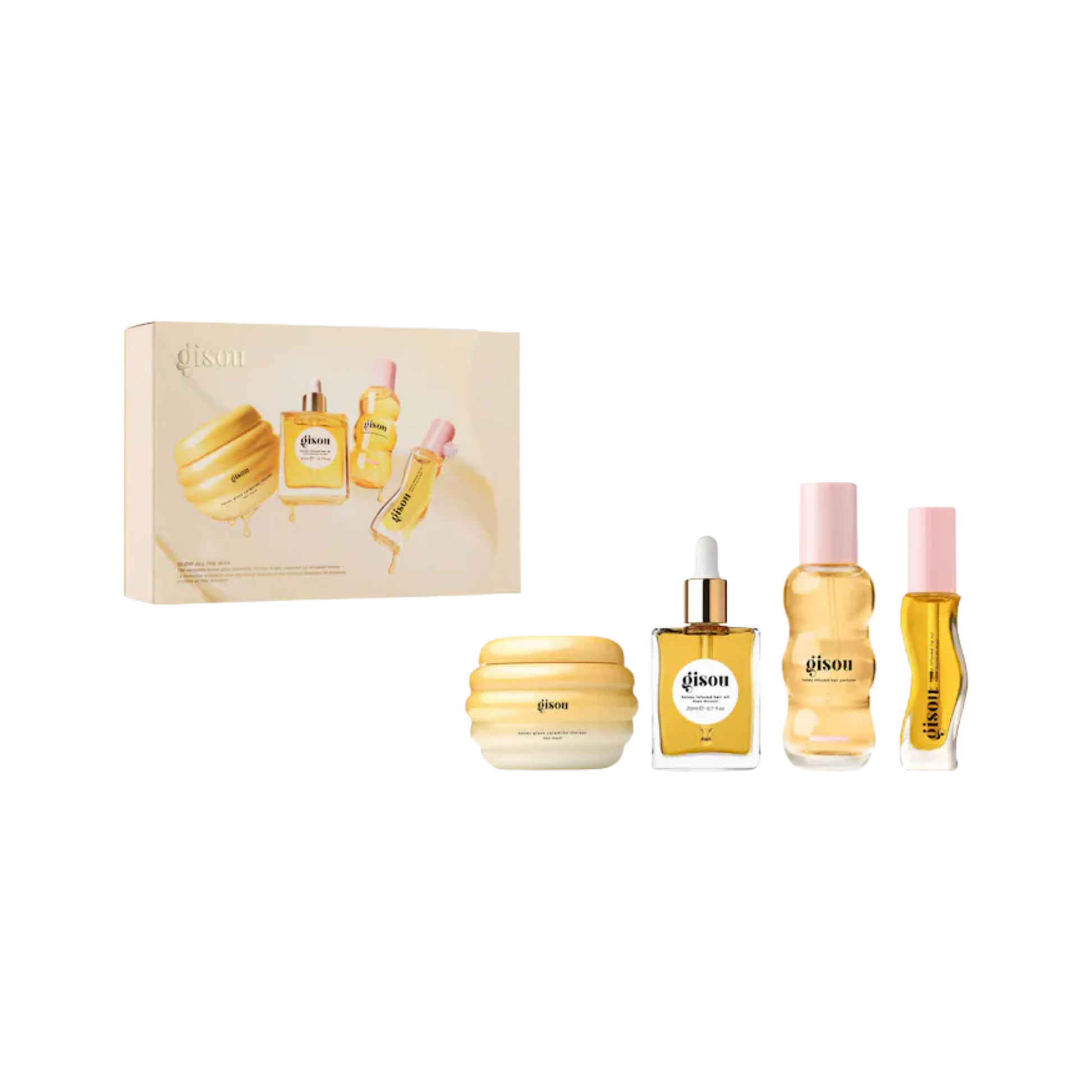 Набор для волос и губ Gisou Glow All The Way Findy Uzbekistan