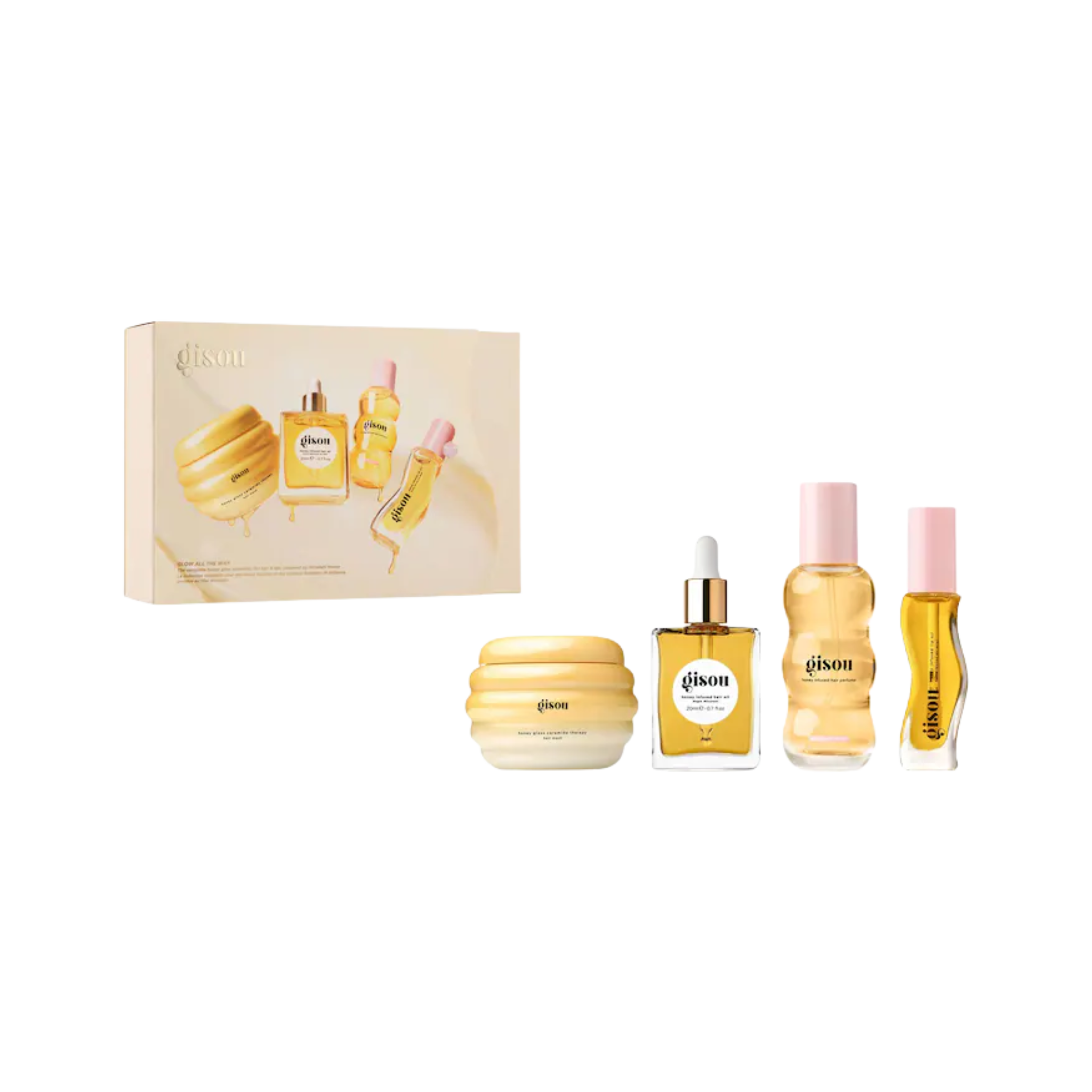 Набор для волос и губ Gisou Glow All The Way Findy Uzbekistan