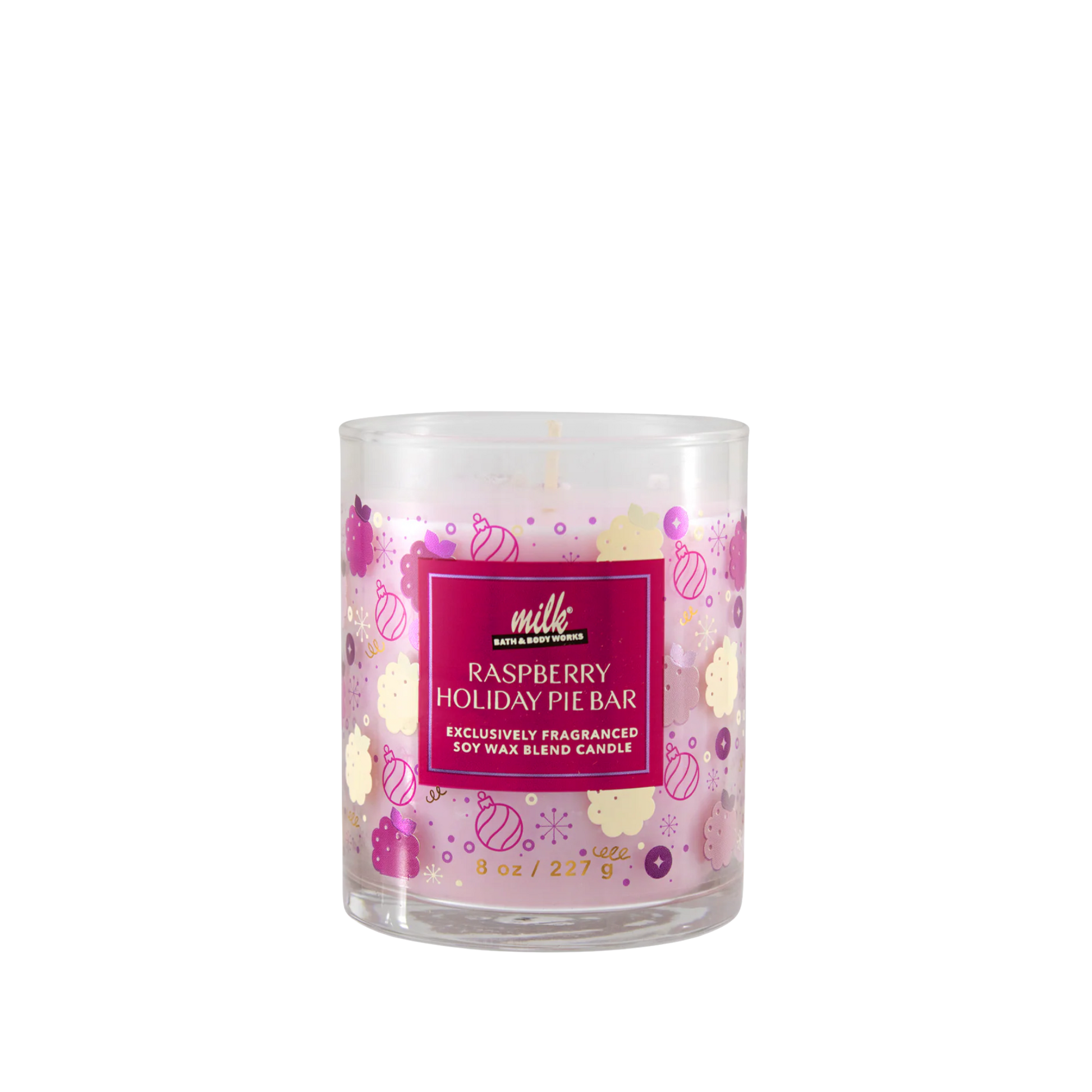 Ароматическая свеча Bath & Body Works RASPBERRY HOLIDAY PIE BAR Bath and body works