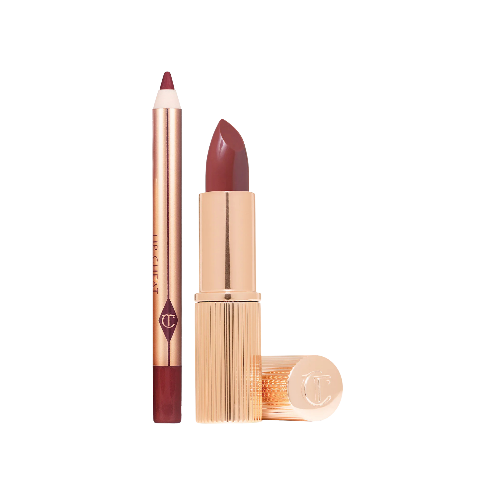 Набор для губ - Charlotte Tilbury Mini Pillow Talk Lipstick & Liner Set / Pillow Talk Deep Findy Uzbekistan