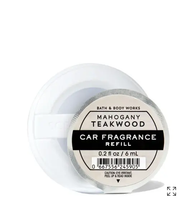 Mahogany Teakwood Car Fragrance Refill Bath and body works