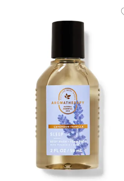 Lavender Vanilla Body Wash (Travel Size ) Bath and body works