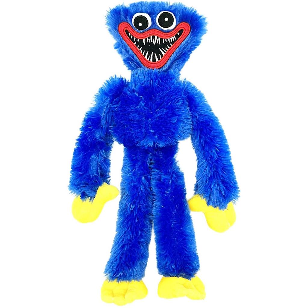 15.7-inch Poppy Playtime Huggy wuggy Plush Blue Cartoon Plush Toy Horror Game Plush Doll (Blue)