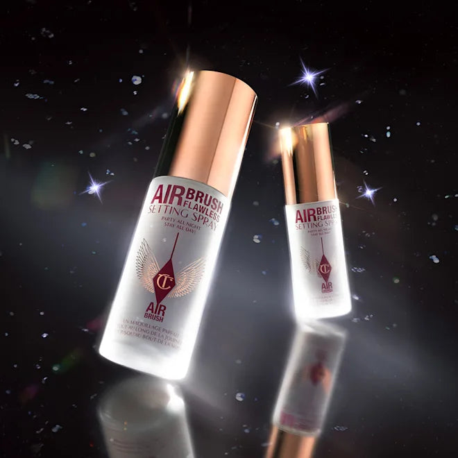 Набор фиксирующих спреев Charlotte Tilbury Mini Airbrush Flawless Setting Spray Duo Gift Set Charlotte Tilbury