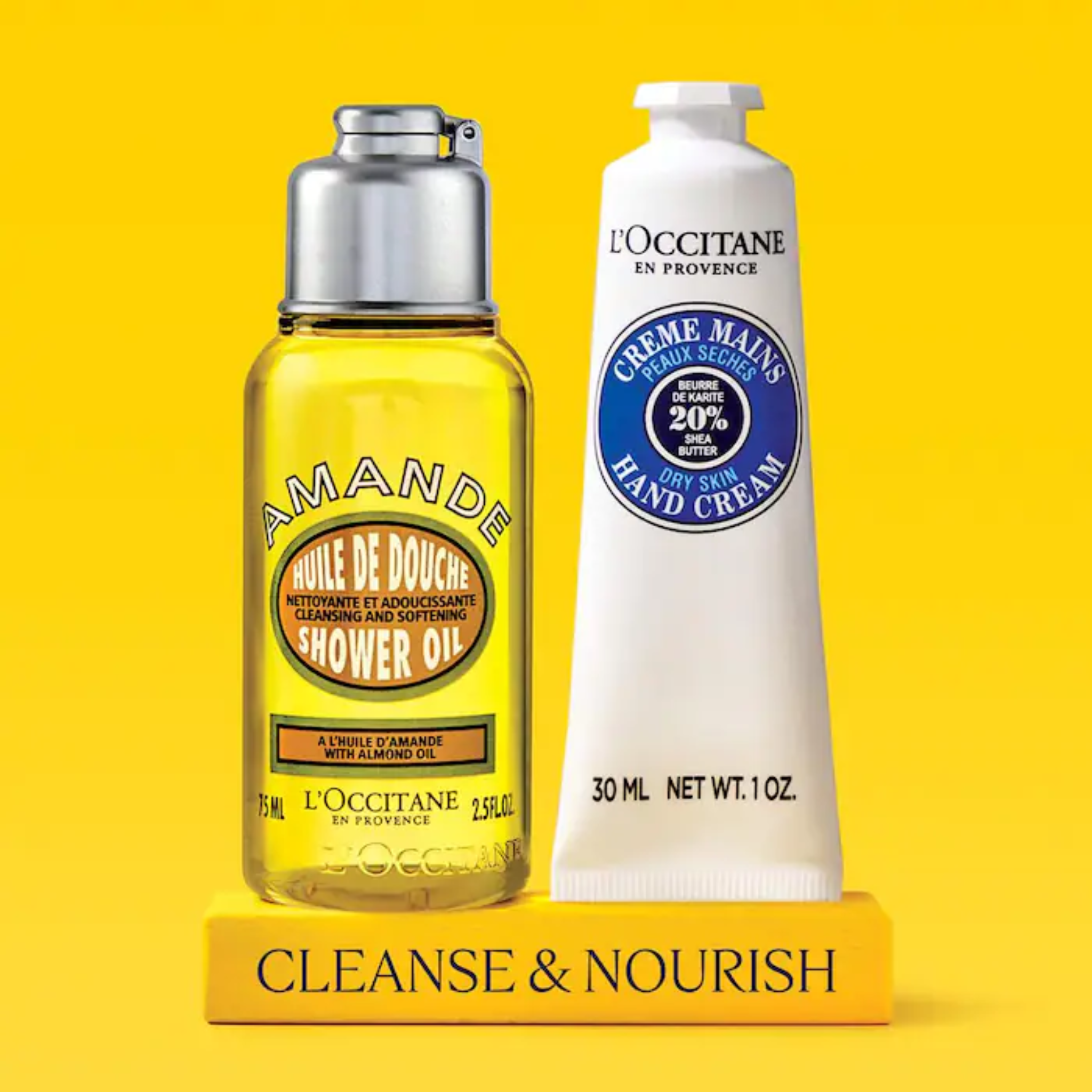 Набор L’Occitane Hand and Body Care Nourishing Travel Favorites / 30 мл / Travel Size