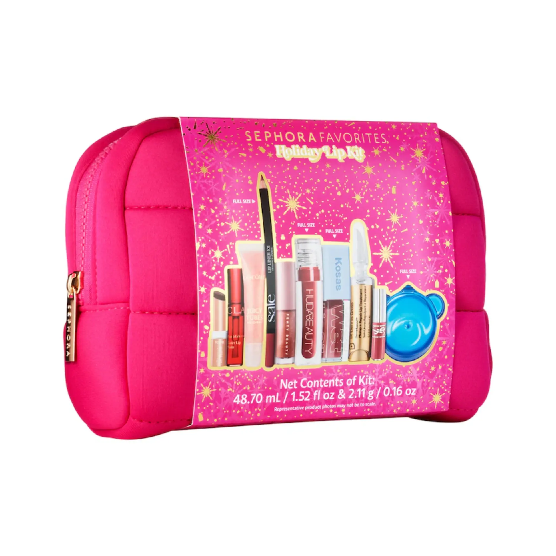 Набор для губ Sephora Favorites Holiday Lip Value Set / 10 предметов / Лимитка Sephora