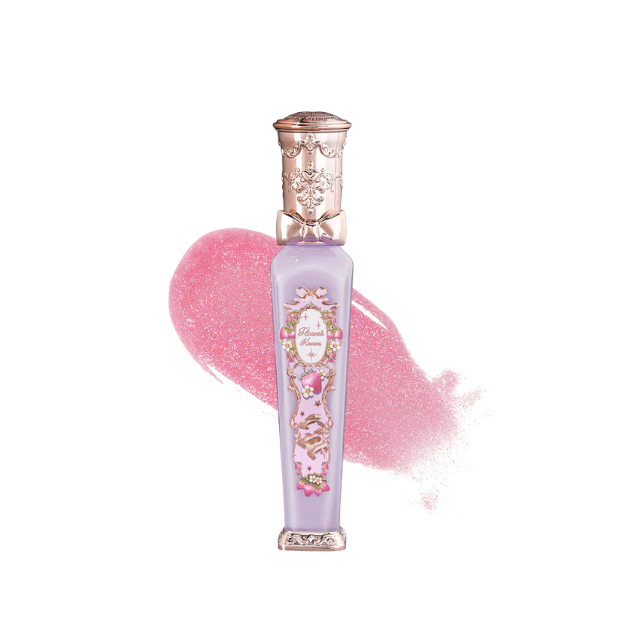 Блеск для губ Flower Knows — Violet Strawberry Rococo Glowy / G03 Berry Bomb Findy Uzbekistan