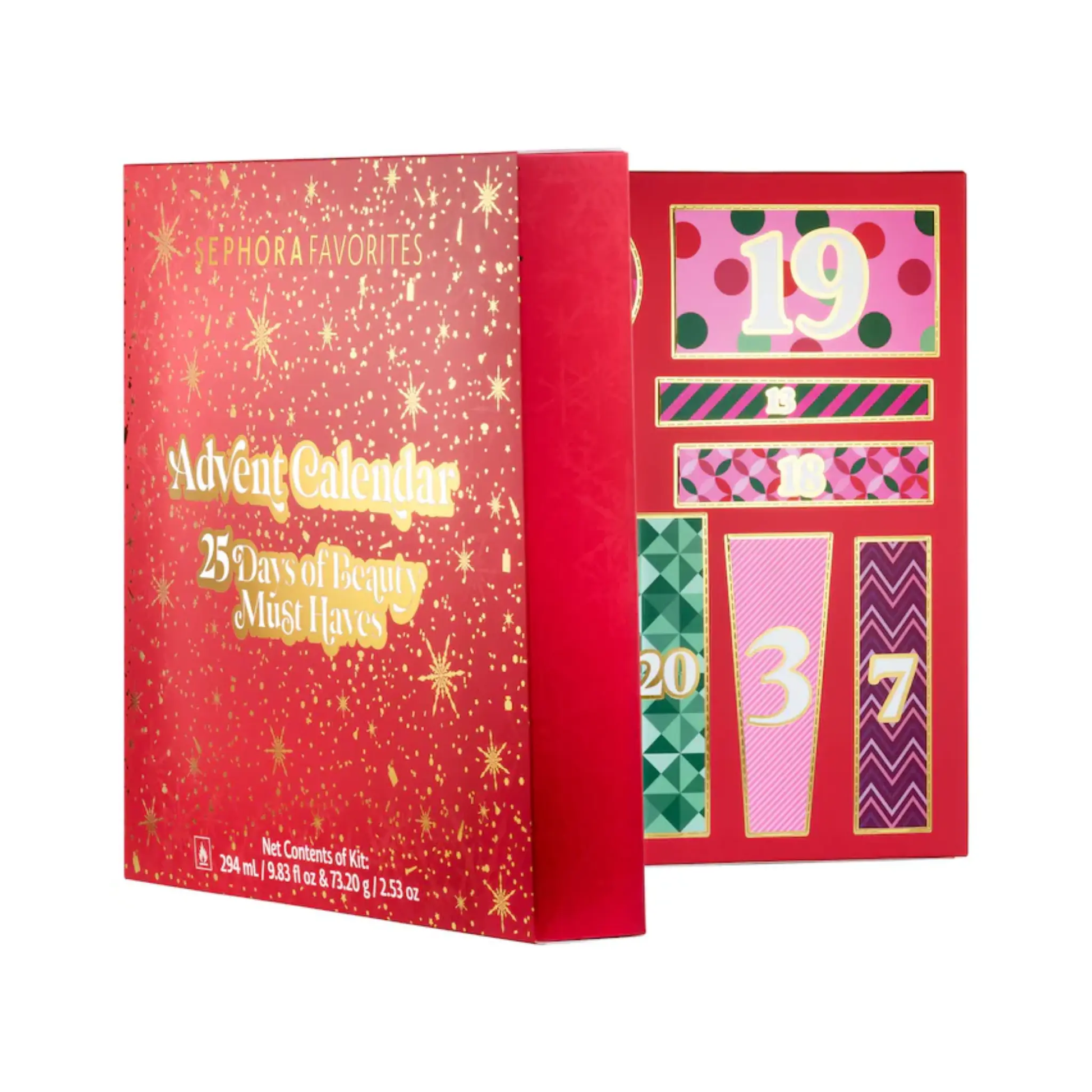 Адвент-календарь Sephora Favorites 25 Days of Beauty Must Haves / 25 предметов / Лимитка Sephora