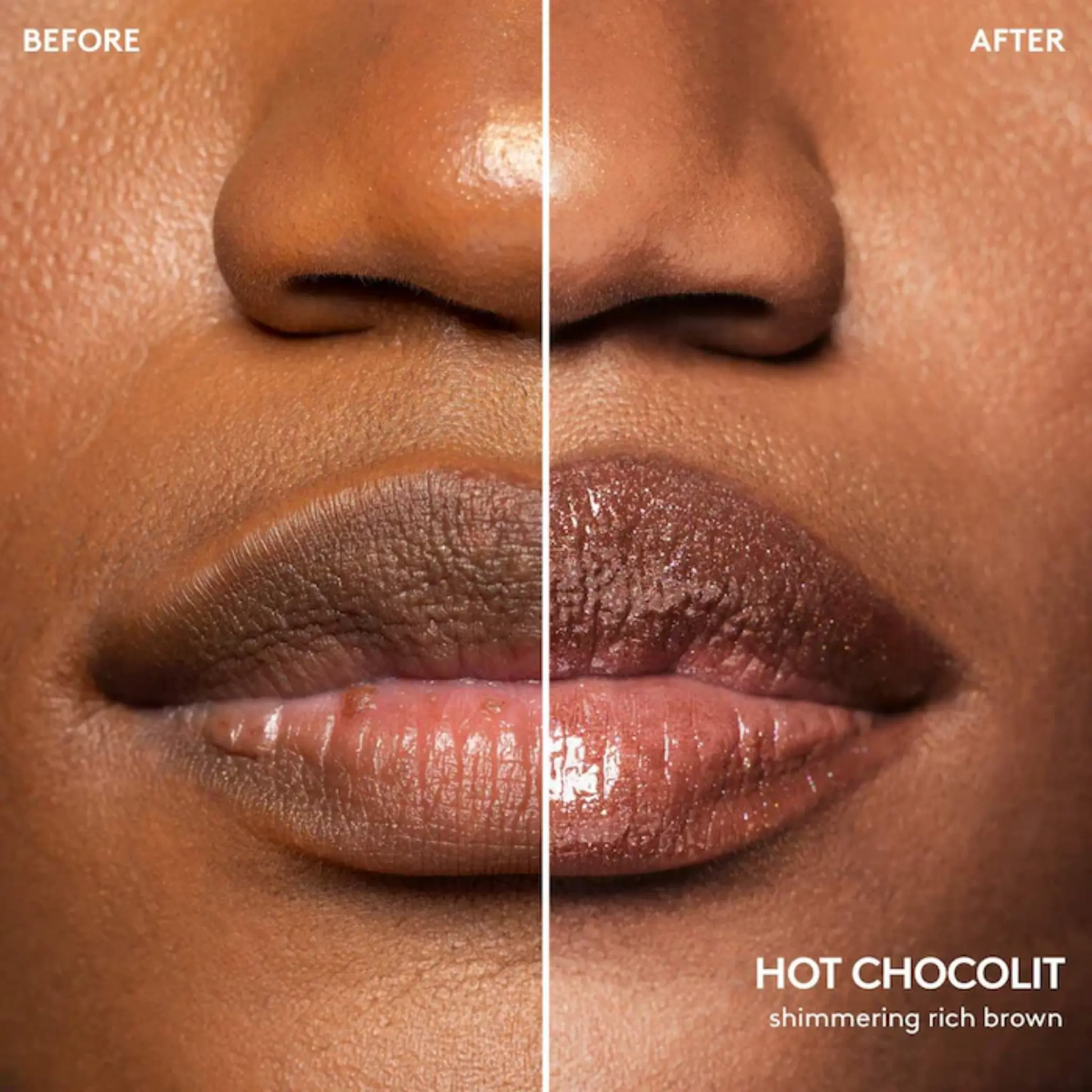 Блеск-стик помада Fenty Beauty Gloss Bomb Stix High-Shine / Shimmer finish / Hot Chocolit Fenty Beauty