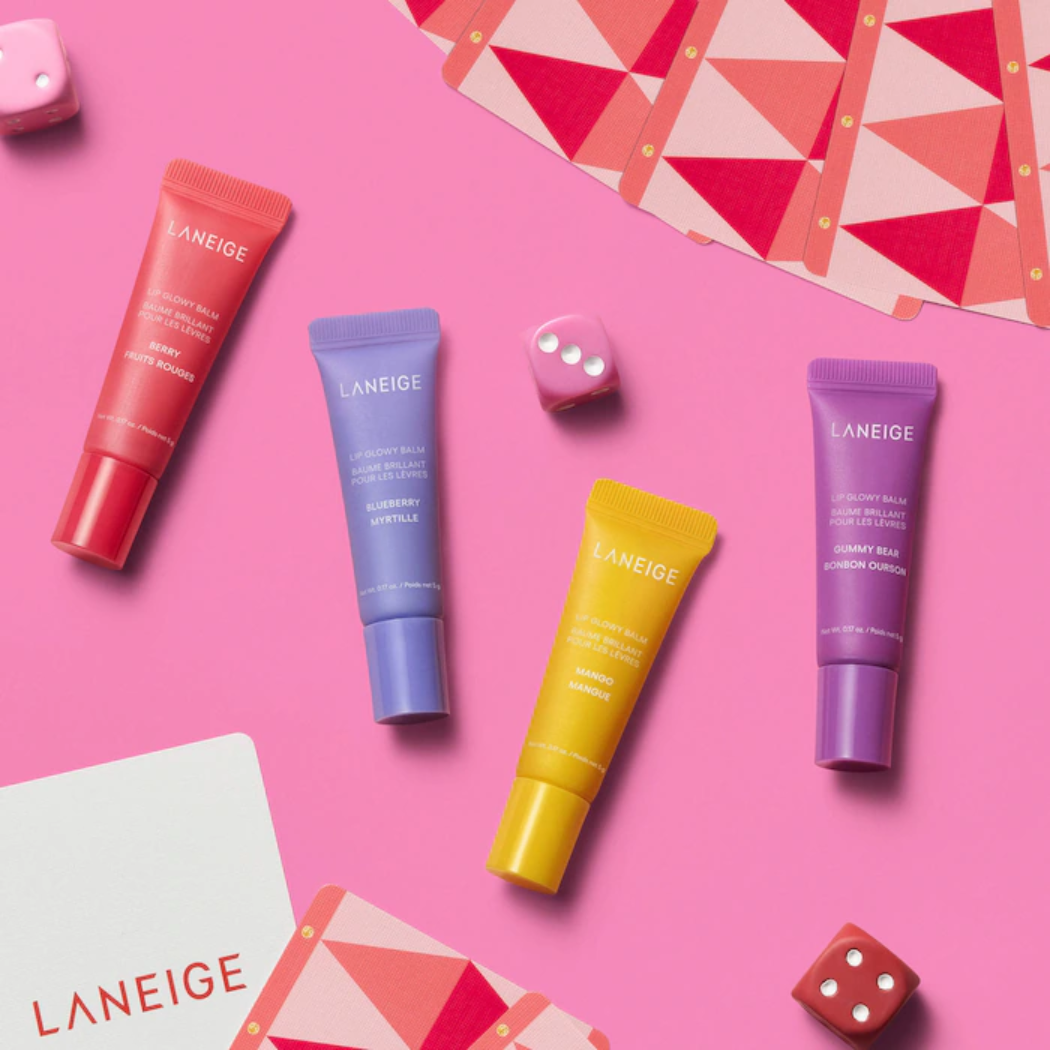 Набор мини-блесков для губ Laneige Glowy Lip Minis LANEIGE