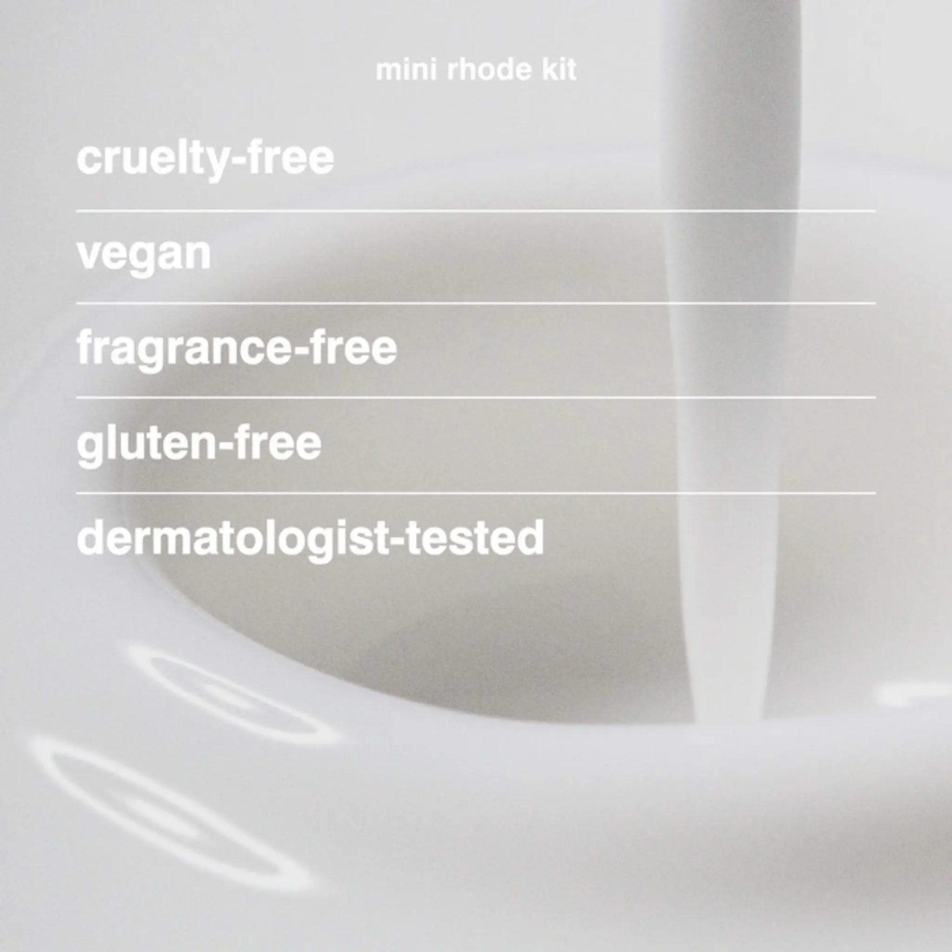 Набор для ухода за кожей Mini Rhode Kit Glazed Skincare Essentials / Мини версии rhode