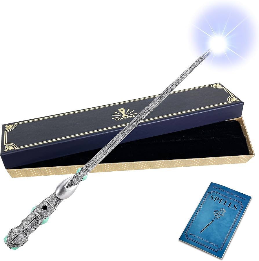 Light Up Magic Wizard Wand Rechargeable Illuminating Toy