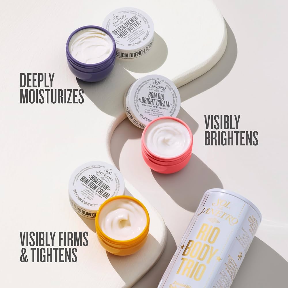 Набор мини-кремов для тела Sol de Janeiro Mini Body Cream Set Findy Uzbekistan