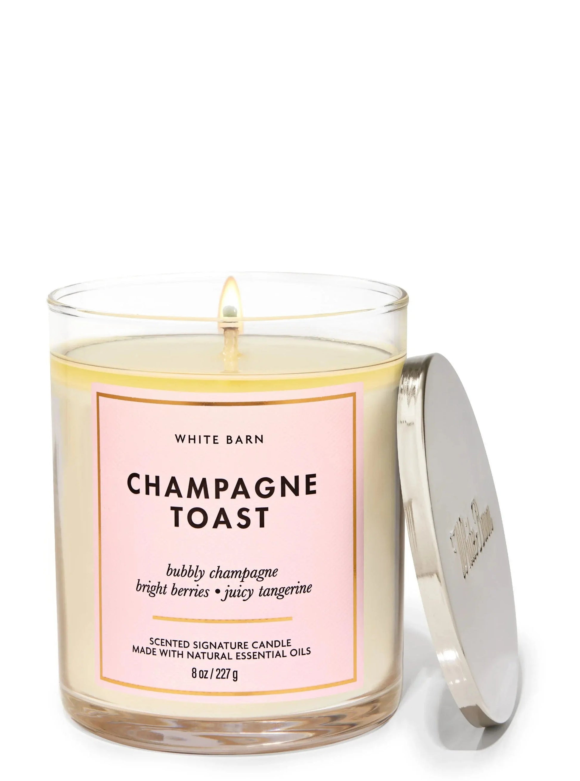 Ароматическая свеча Bath & Body Works Champagne Toast / Single Wick Candle Bath and body works