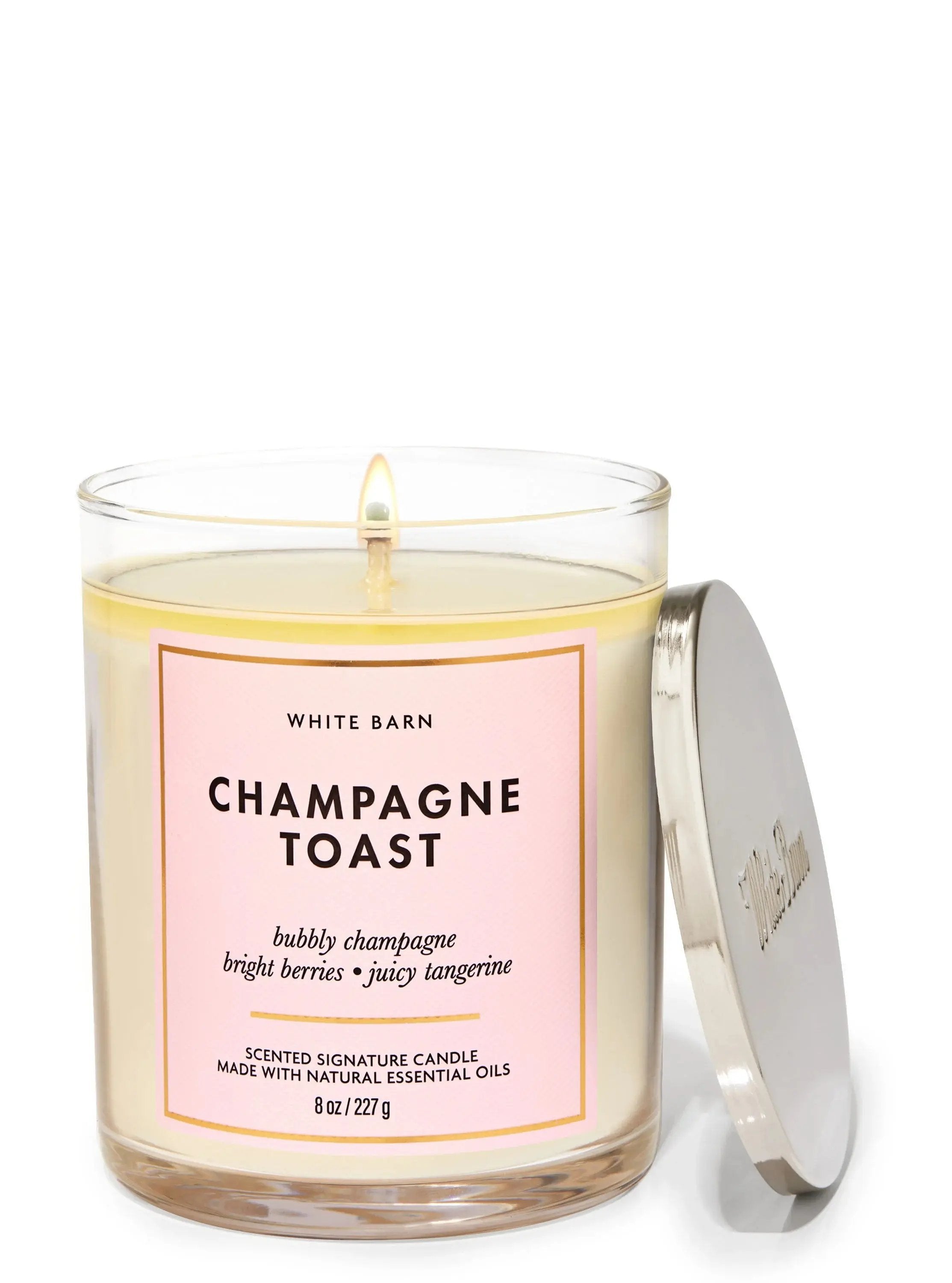 Ароматическая свеча Bath & Body Works Champagne Toast / Single Wick Candle Bath and body works