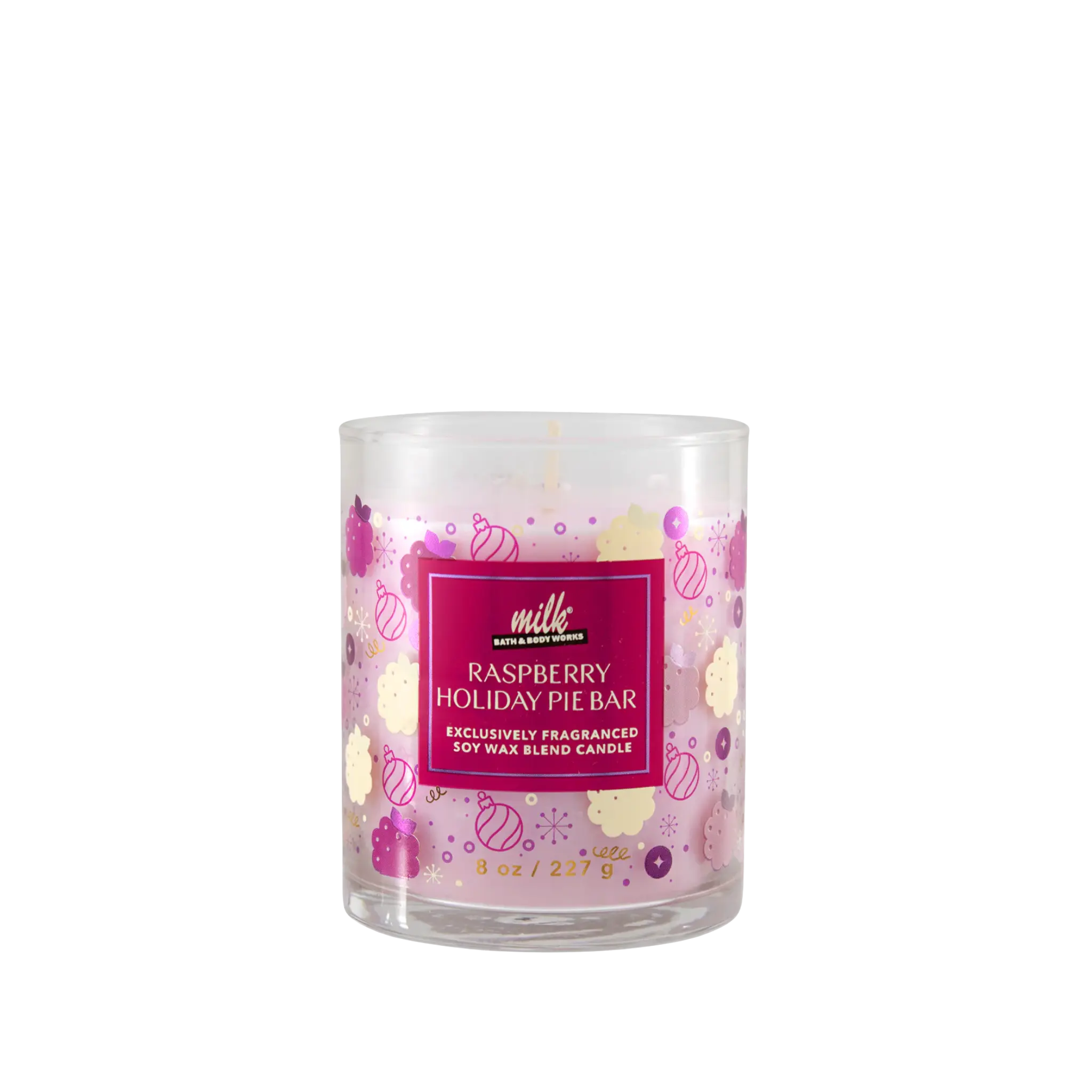 Ароматическая свеча Bath & Body Works RASPBERRY HOLIDAY PIE BAR Findy Uzbekistan