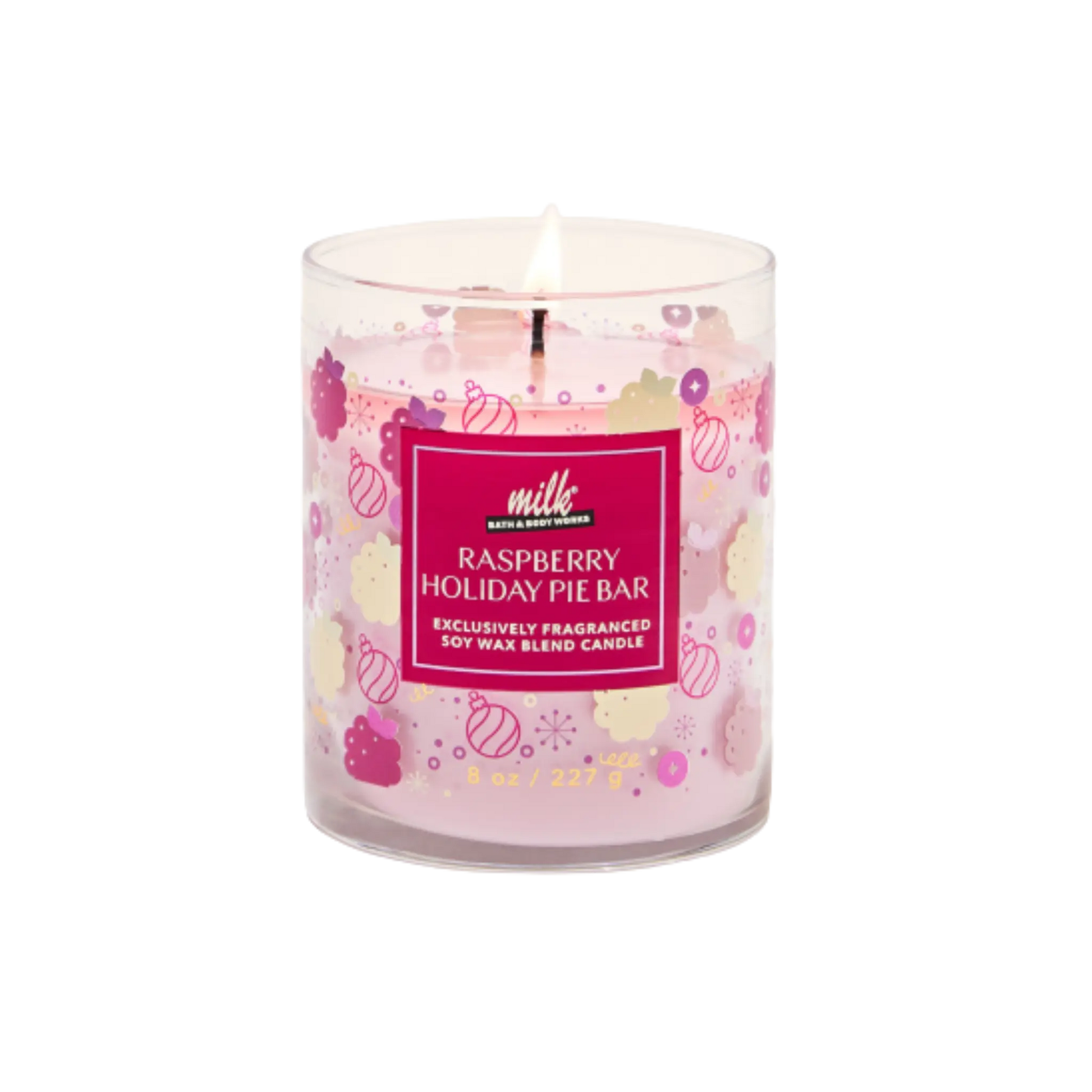 Ароматическая свеча Bath & Body Works RASPBERRY HOLIDAY PIE BAR Findy Uzbekistan