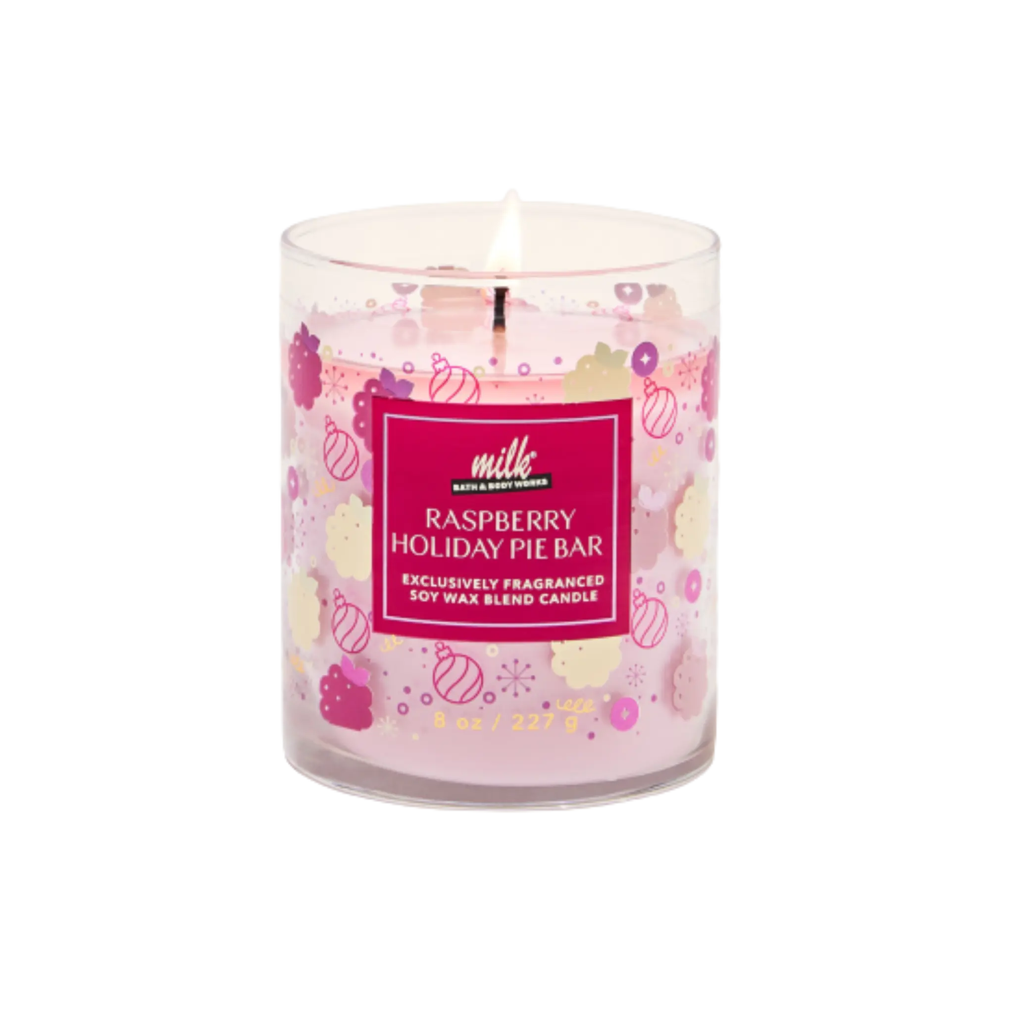 Ароматическая свеча Bath & Body Works RASPBERRY HOLIDAY PIE BAR Findy Uzbekistan