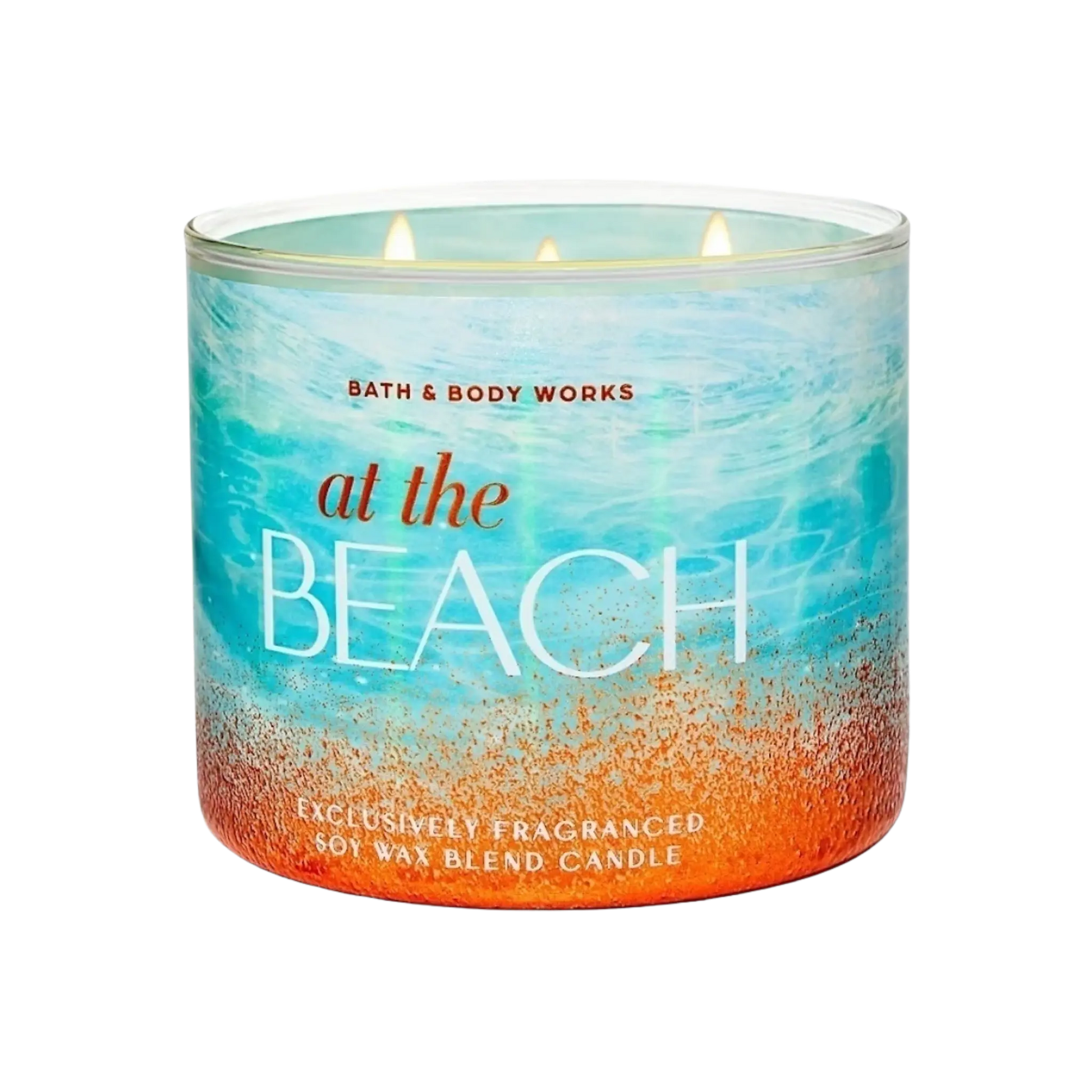 Ароматическая свеча Bath & Body Works — 3-Wick Candle / At The Beach Findy Uzbekistan