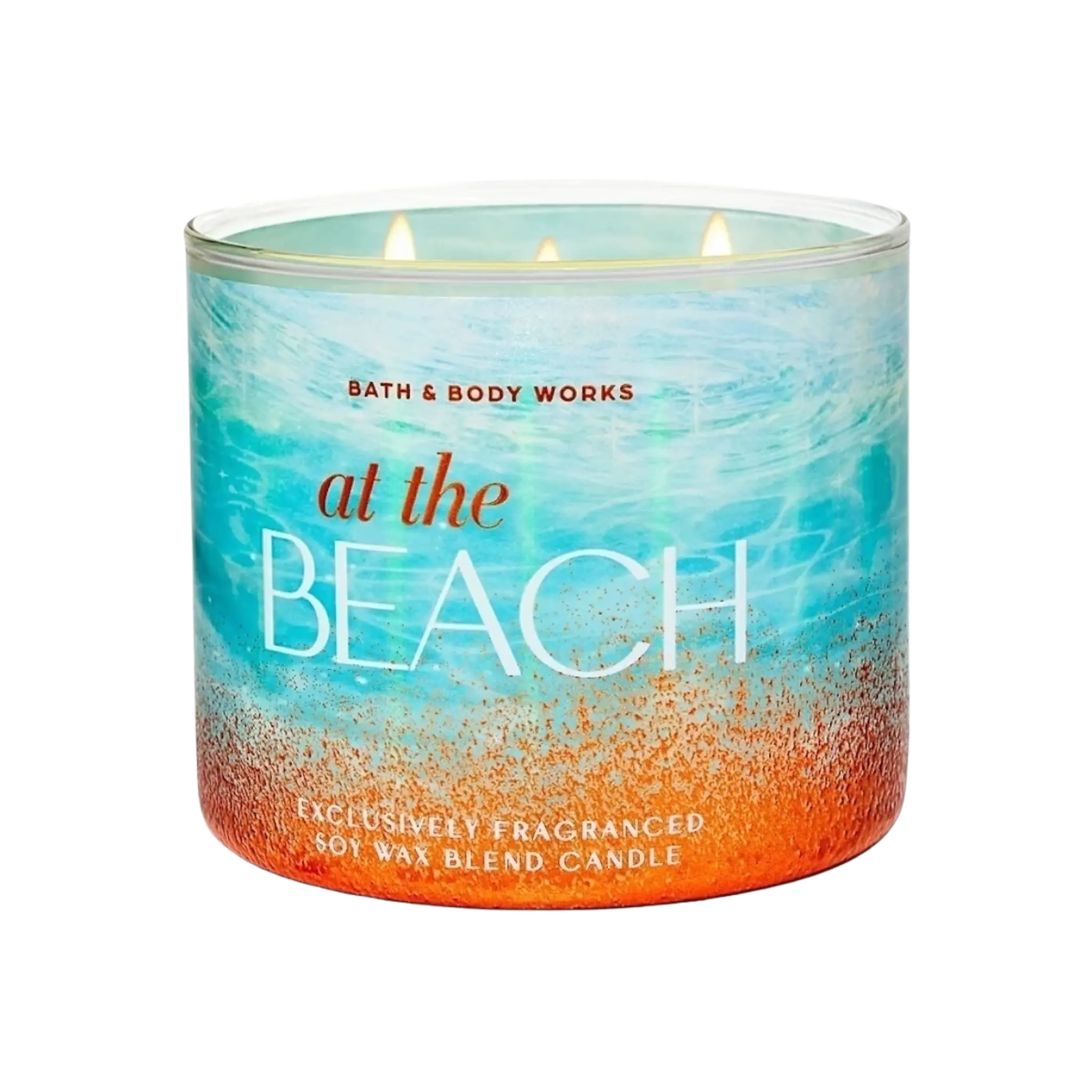 Ароматическая свеча Bath & Body Works — 3-Wick Candle / At The Beach Findy Uzbekistan