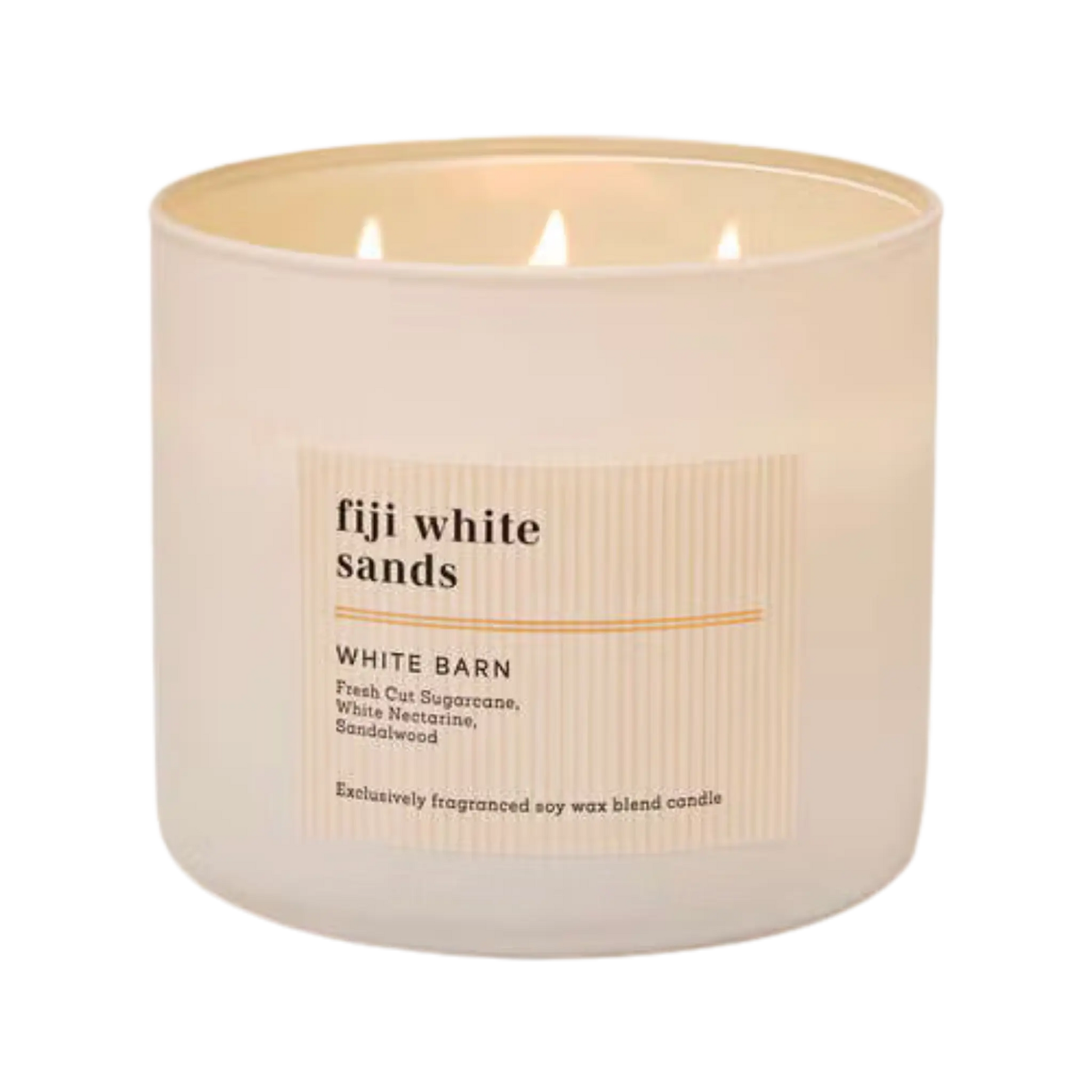Ароматическая свеча Bath & Body Works — 3-Wick Candle / Fiji White Sands Findy Uzbekistan