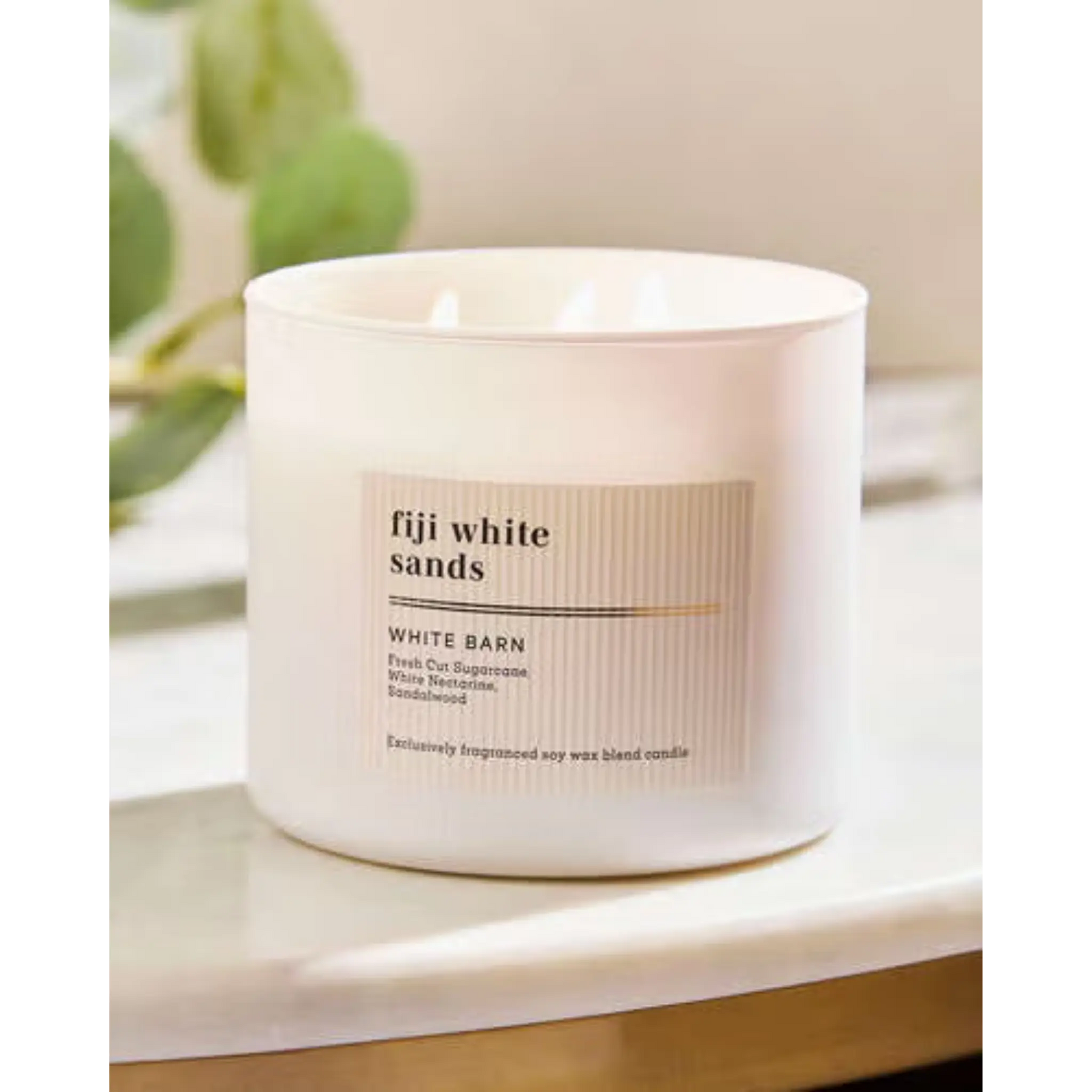 Ароматическая свеча Bath & Body Works — 3-Wick Candle / Fiji White Sands Findy Uzbekistan