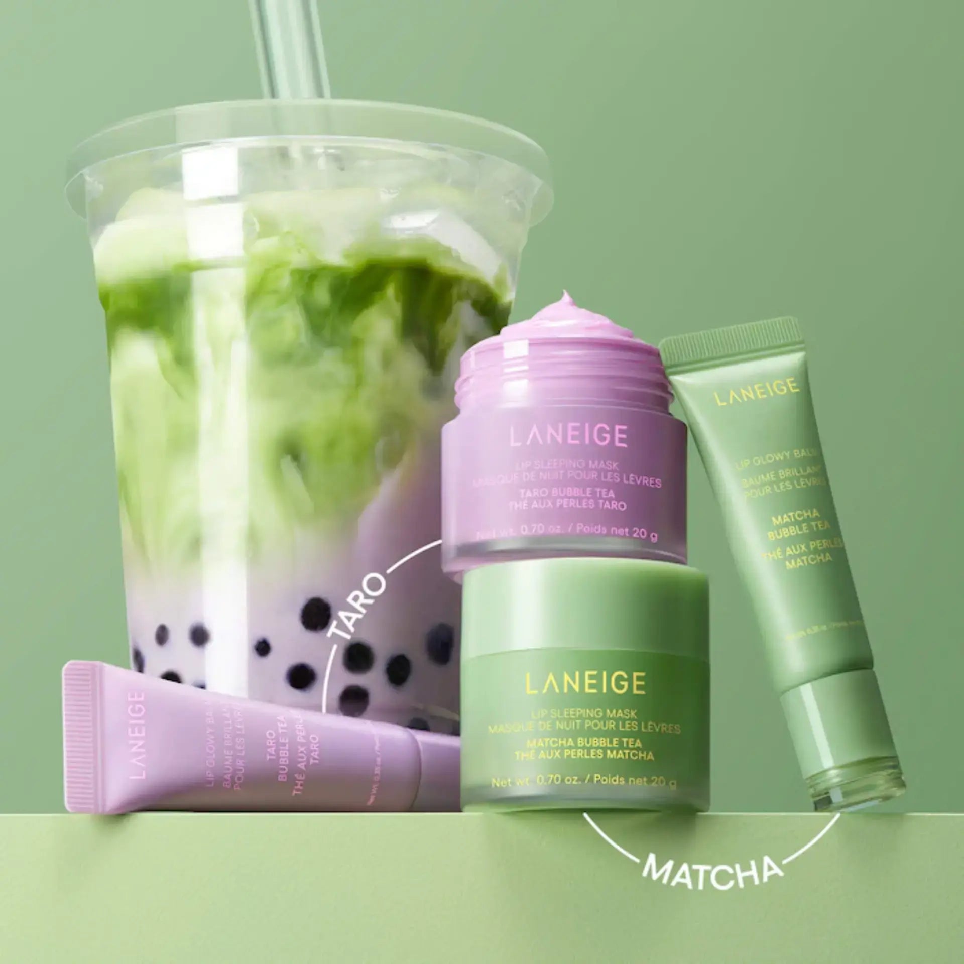 Бальзам для губ LANEIGE Lip Glowy Lightweight Hydration Balm with Shea Butter / Matcha Findy Uzbekistan